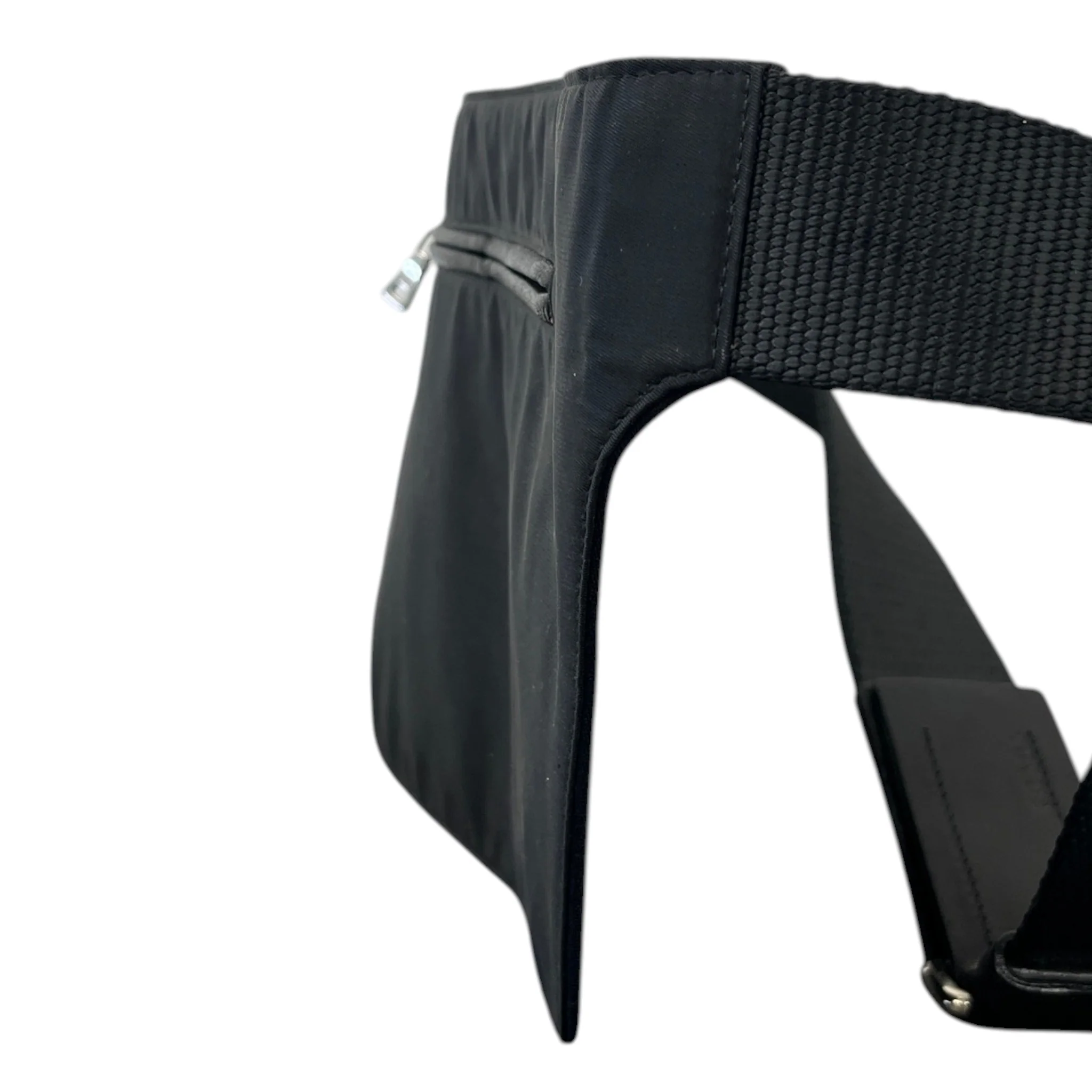 Men's Re-Nylon Belt Logo Belt Bag Black - Image 6