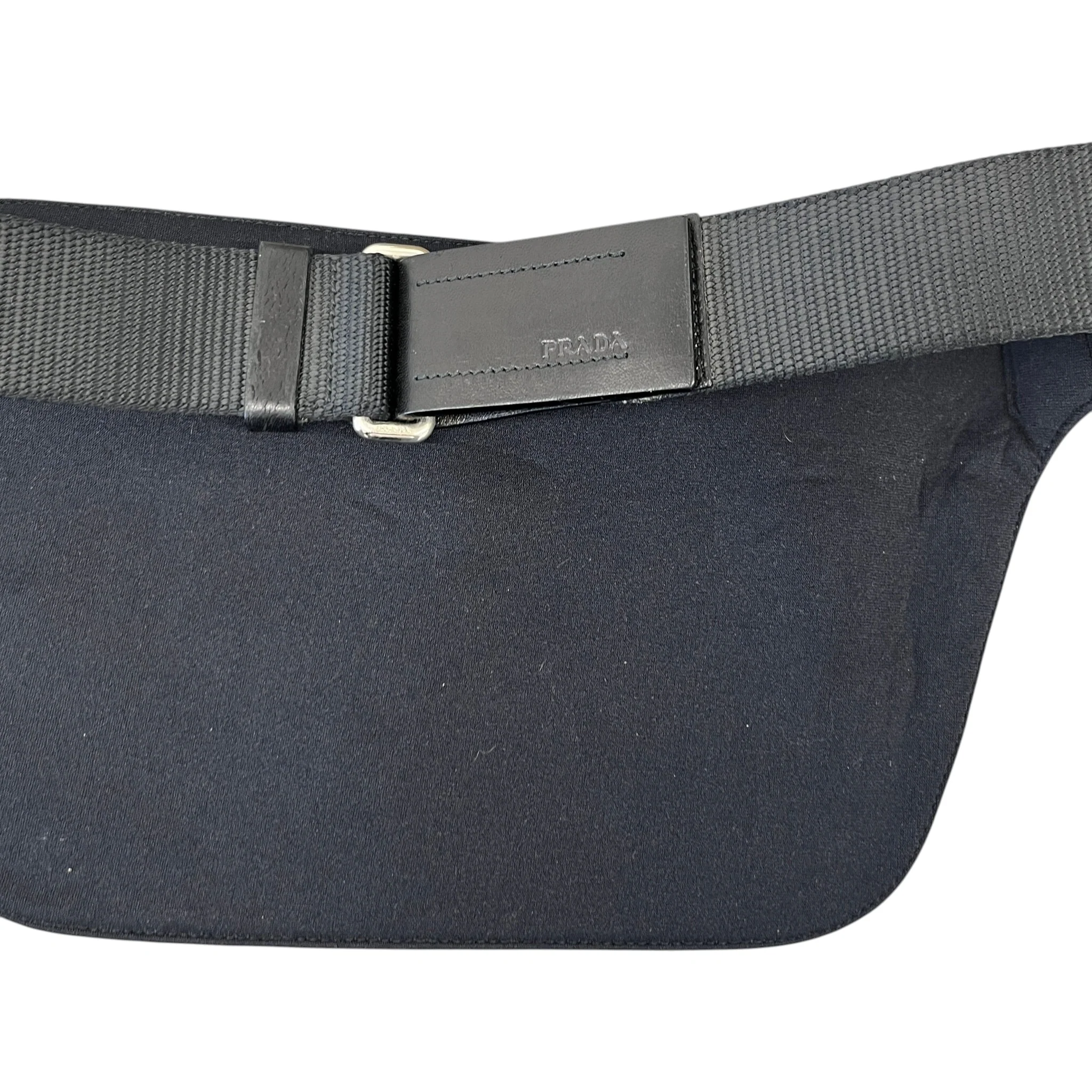 Men's Re-Nylon Belt Logo Belt Bag Black - Image 9
