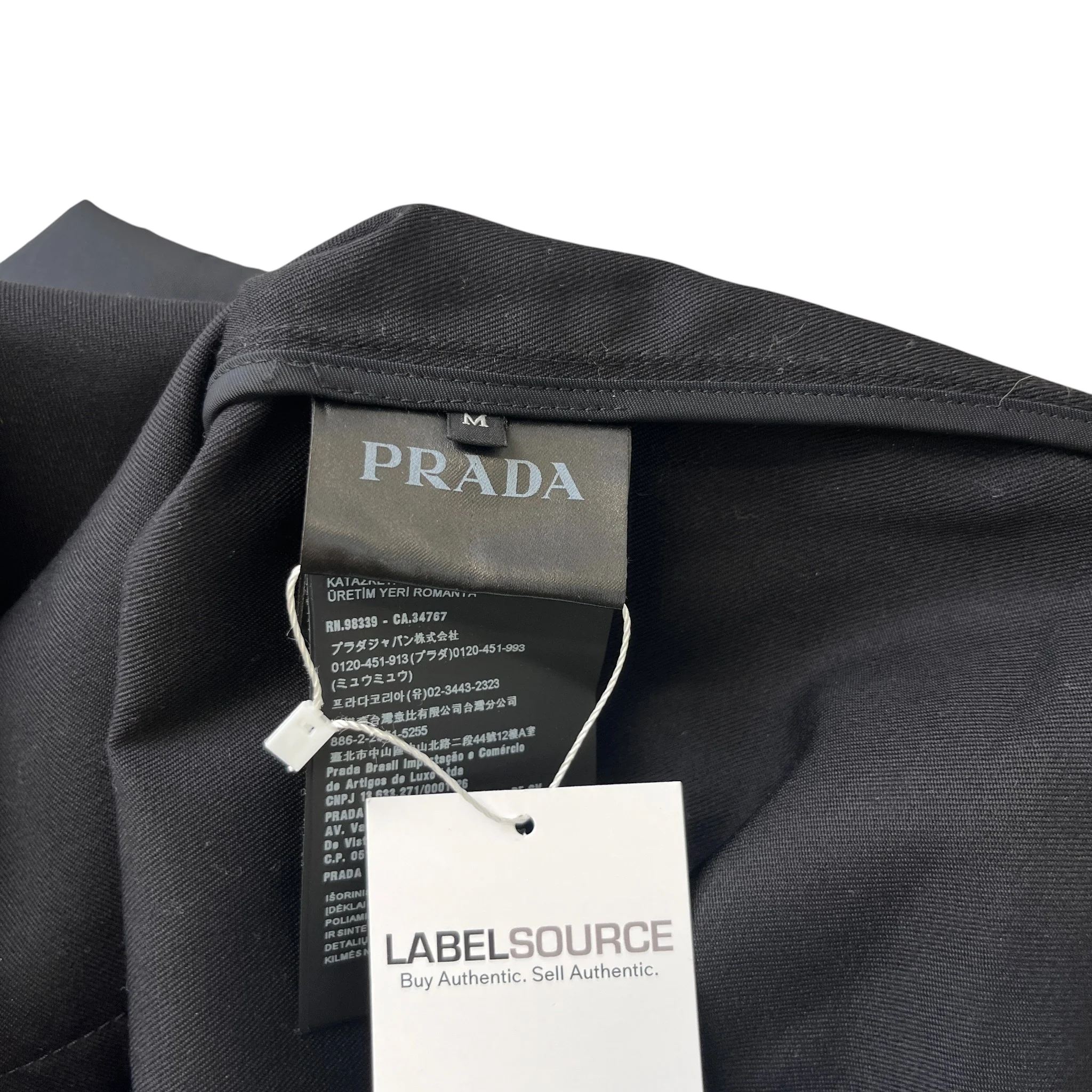 Men's Re-Nylon OverShirt Black Size M - Image 6