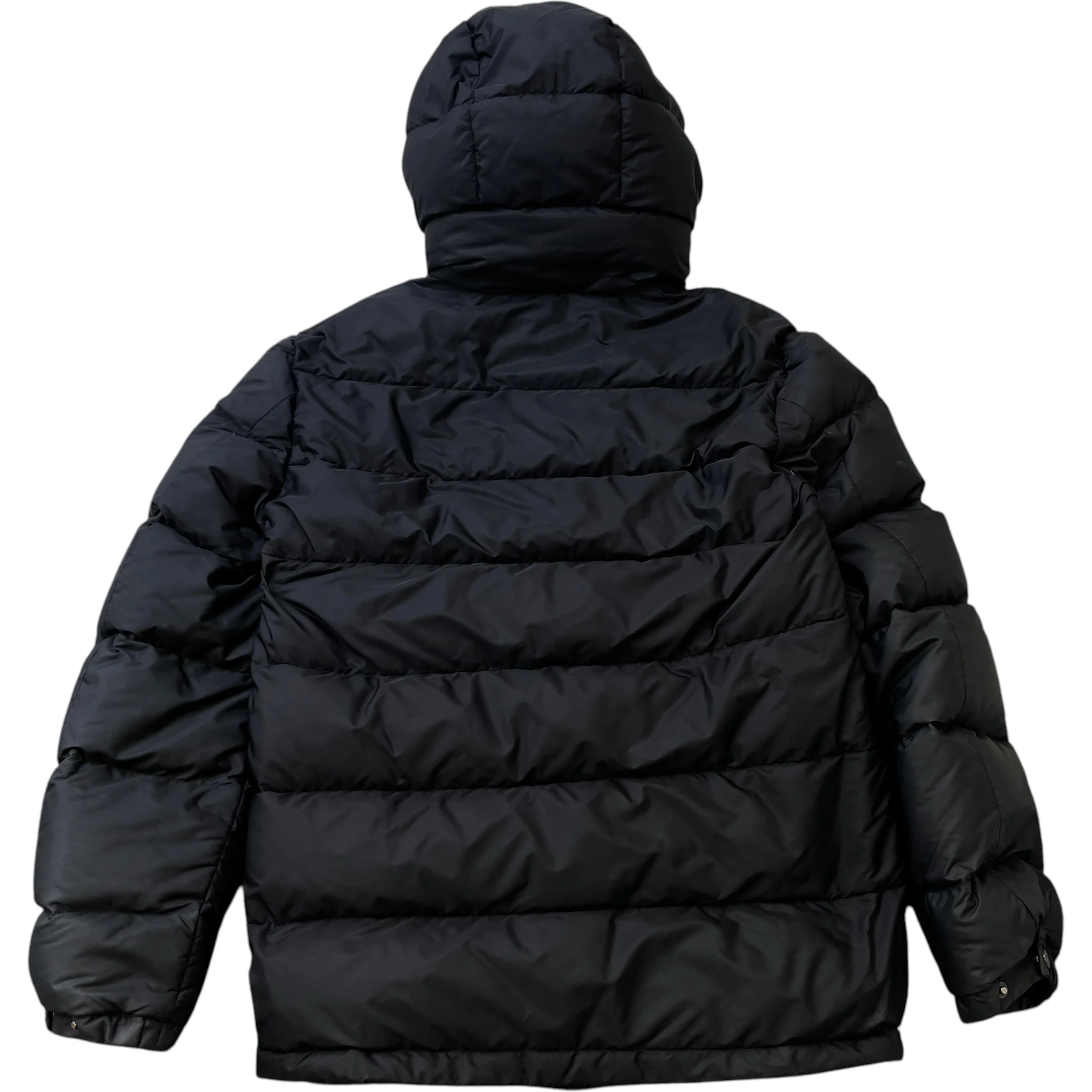Men's Re-Nylon Plaque Logo Down Jacket Black Size IT 48 / M - Image 2