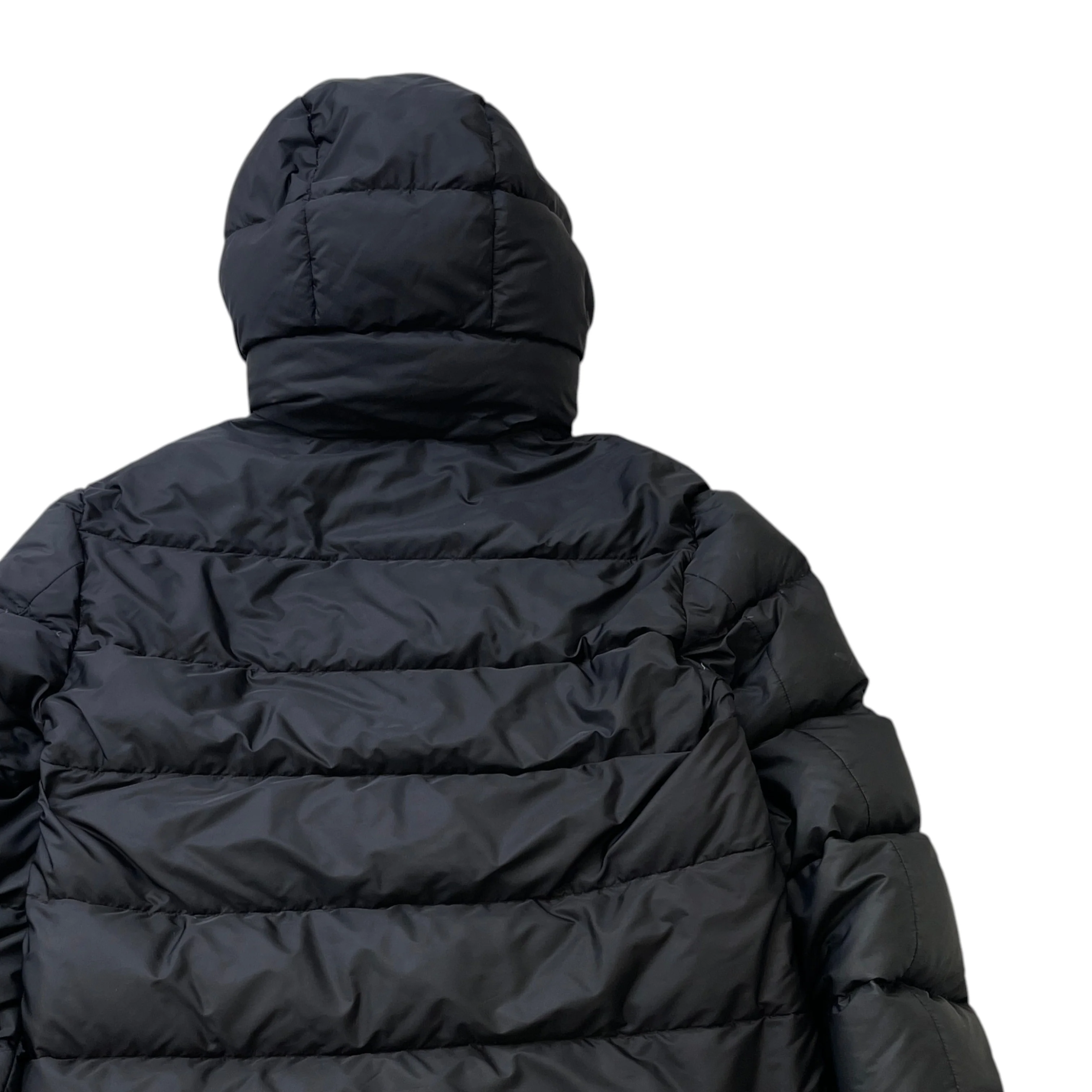 Men's Re-Nylon Plaque Logo Down Jacket Black Size IT 48 / M - Image 4