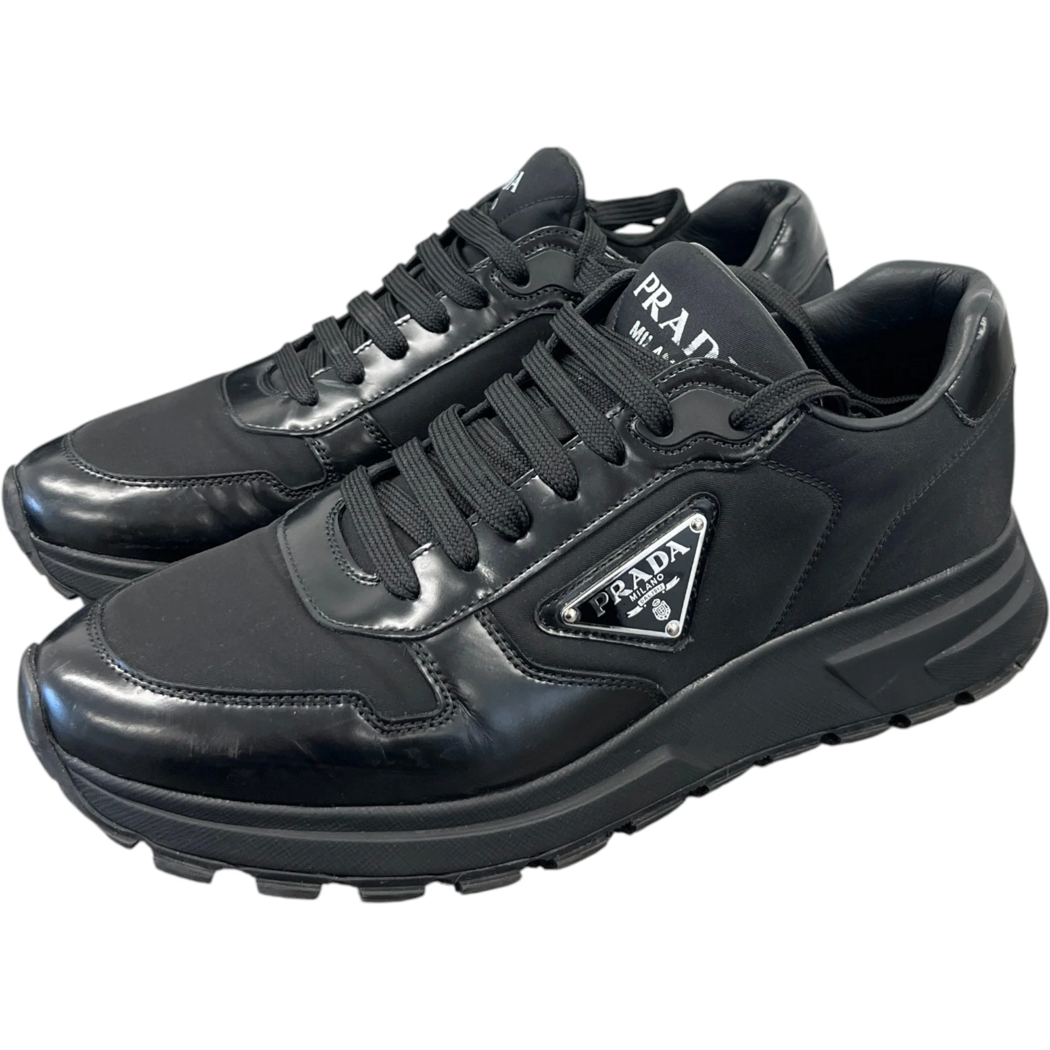 Men's Re-Nylon Prax 1 Low Trainers Black Size EU 40 / UK 6 - Image 10