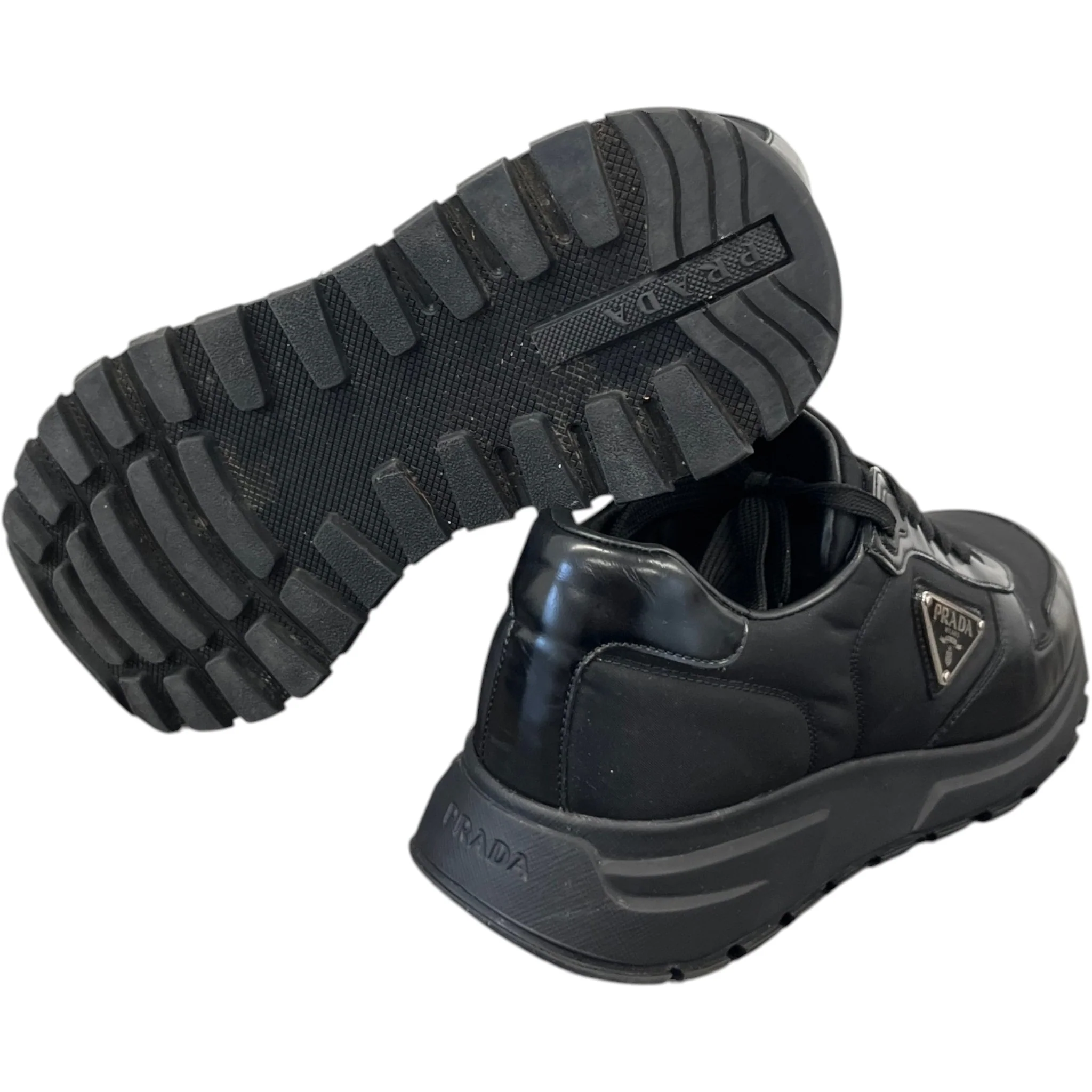 Men's Re-Nylon Prax 1 Low Trainers Black Size EU 40 / UK 6 - Image 11