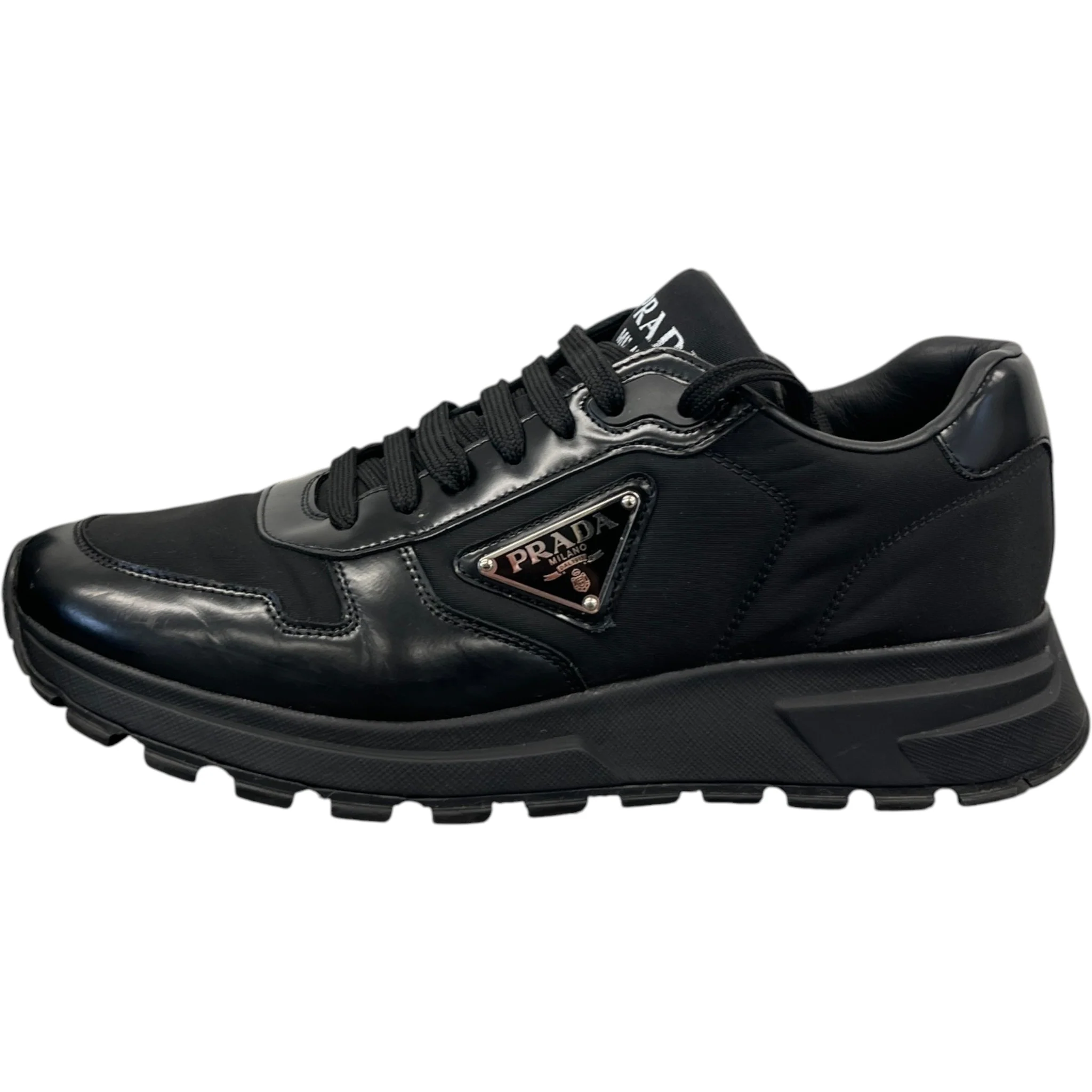 Men's Re-Nylon Prax 1 Low Trainers Black Size EU 40 / UK 6 - Image 5