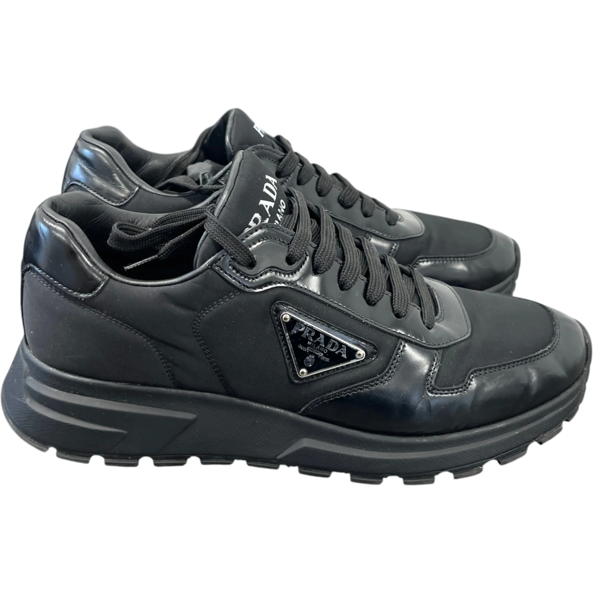 Men's Re-Nylon Prax 1 Low Trainers Black Size EU 40 / UK 6 - Image 8