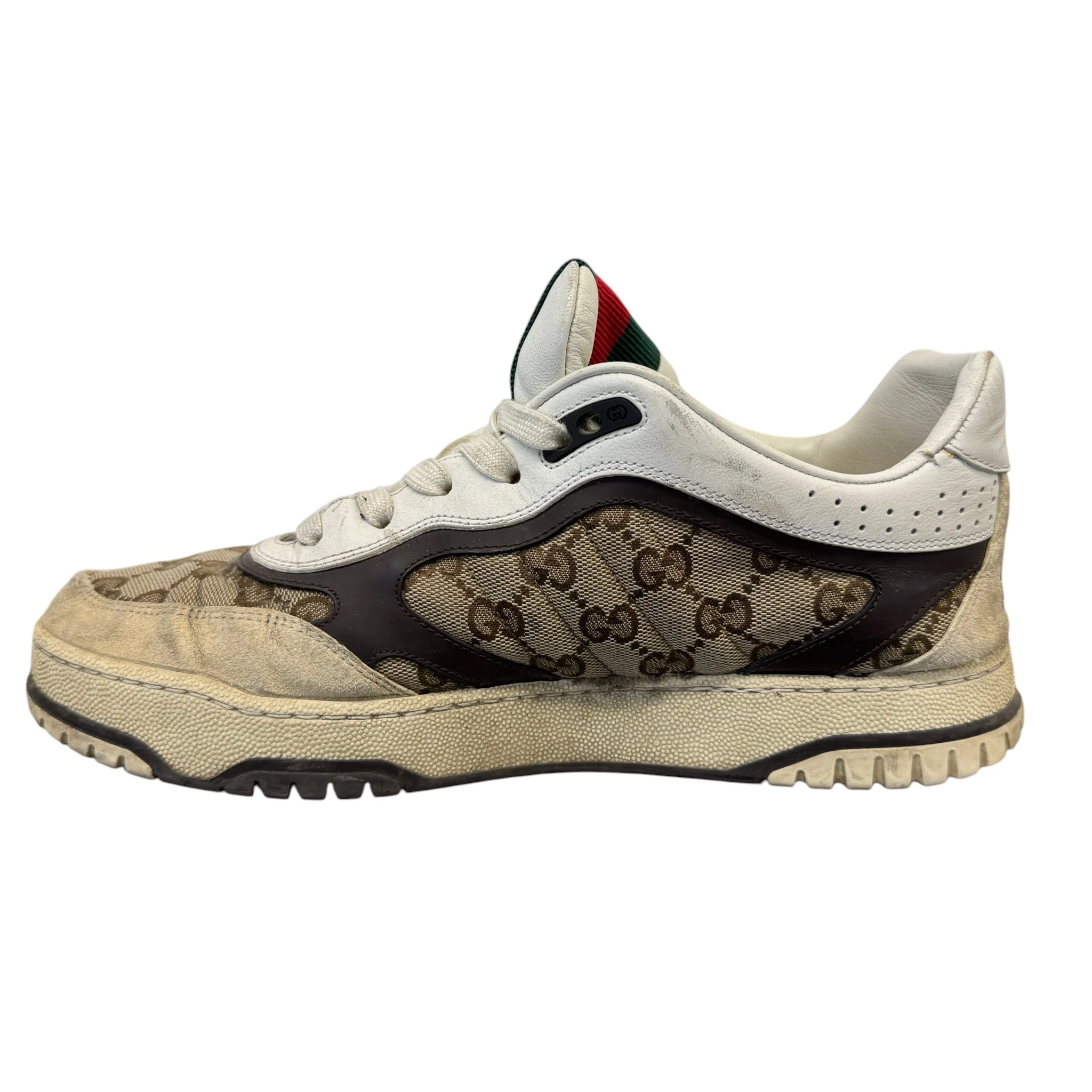 Men's Re-Web Gg Supreme Low Trainers White Size EU 42 / UK 8 - Image 2