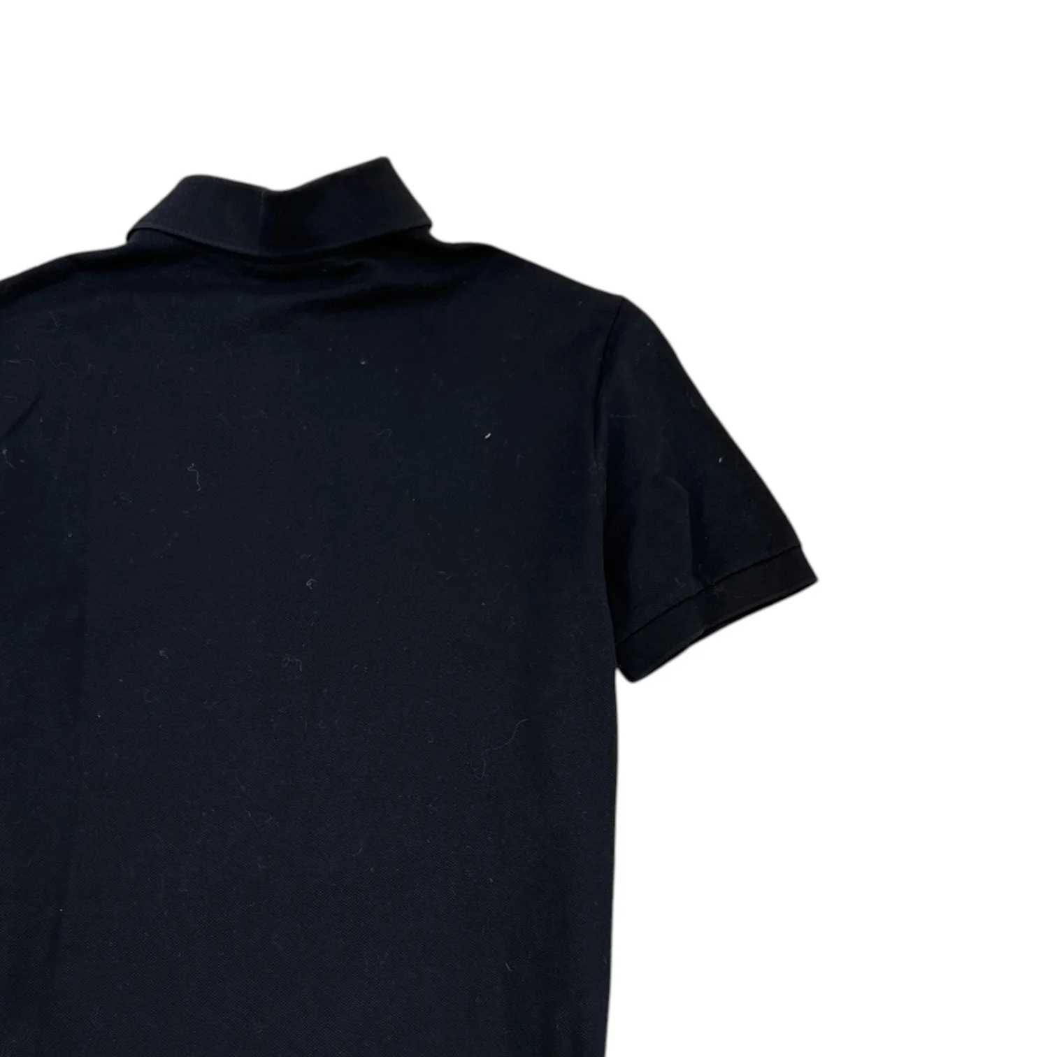 Men's Reverse Logo Polo Shirt Black Size S - Image 4