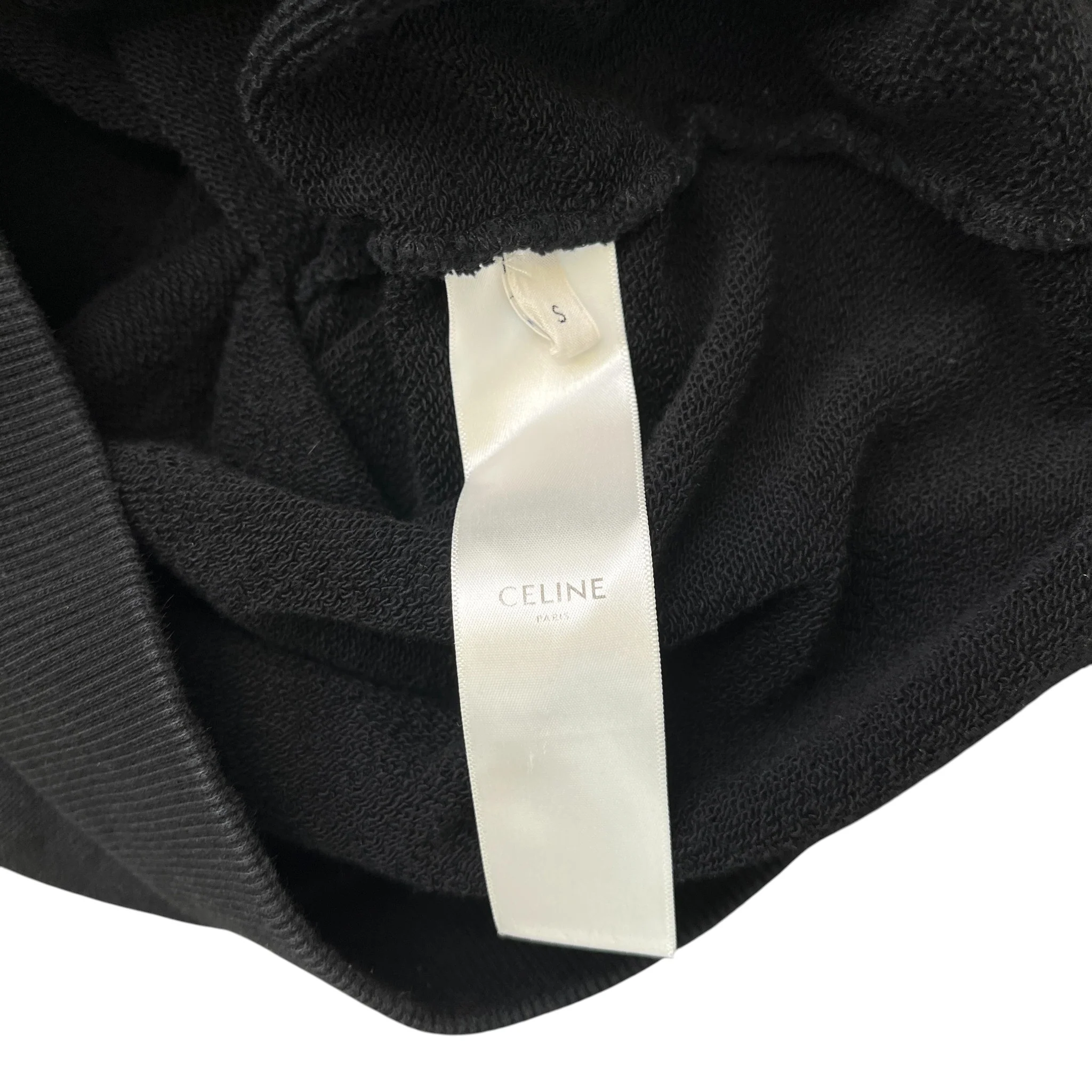 Men's Rhinestone Logo Hoodie Black Size S - Image 6