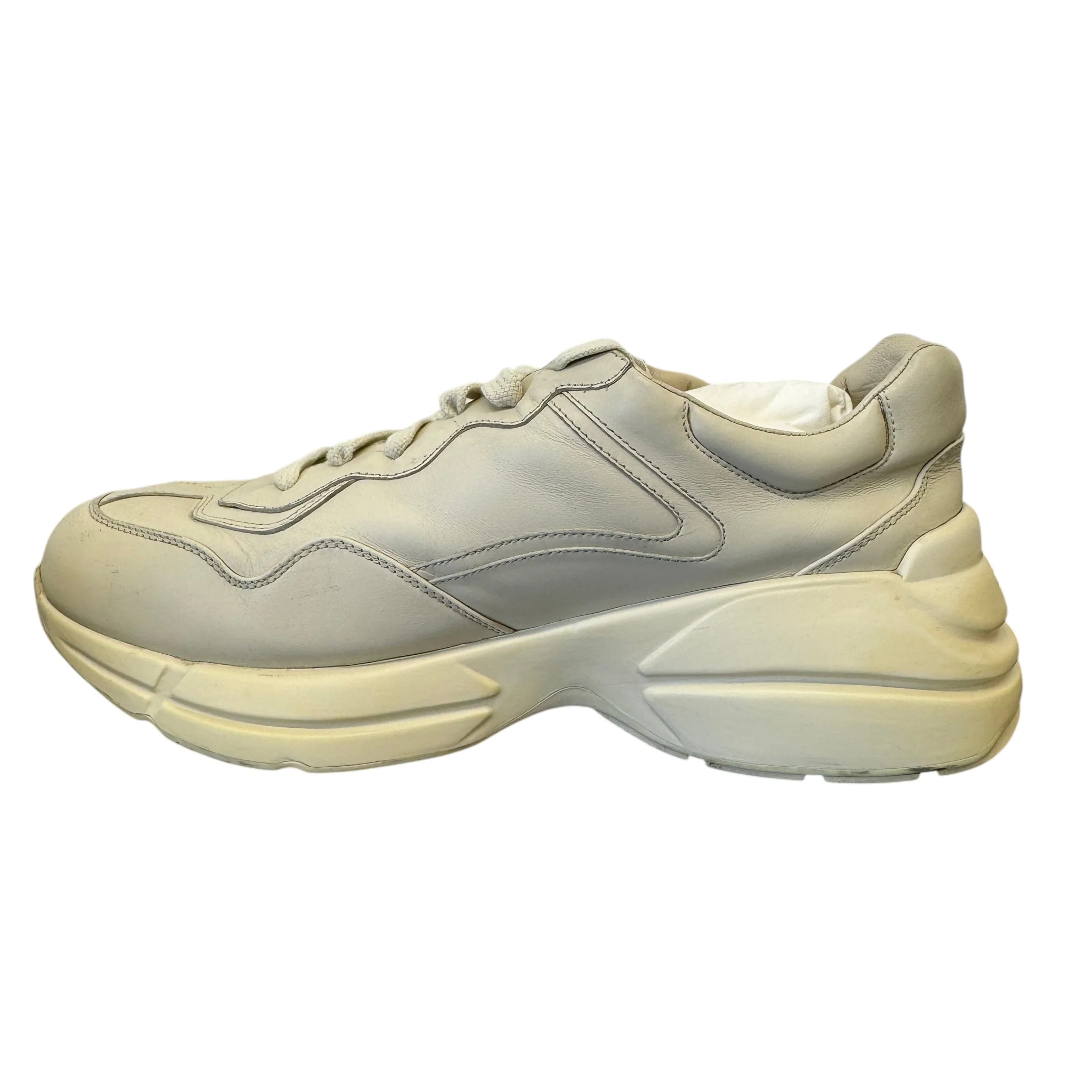 Men's Rhyton Low Trainers Beige Size EU 43 / UK 9 - Image 2