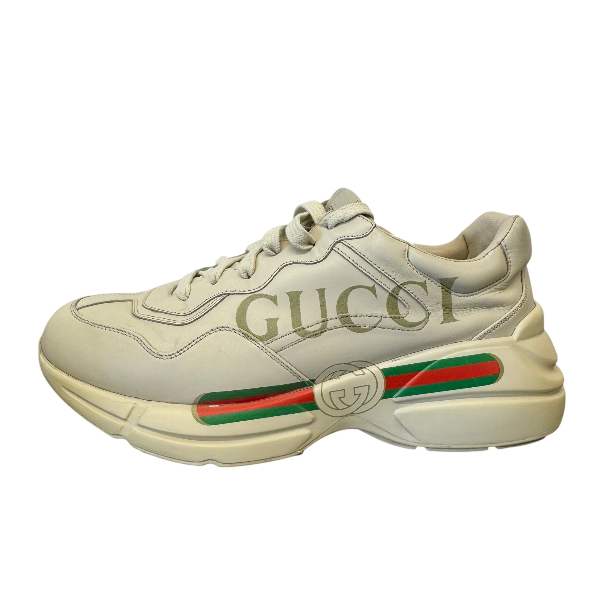 Men's Rhyton Low Trainers Beige Size EU 43 / UK 9 - Image 4