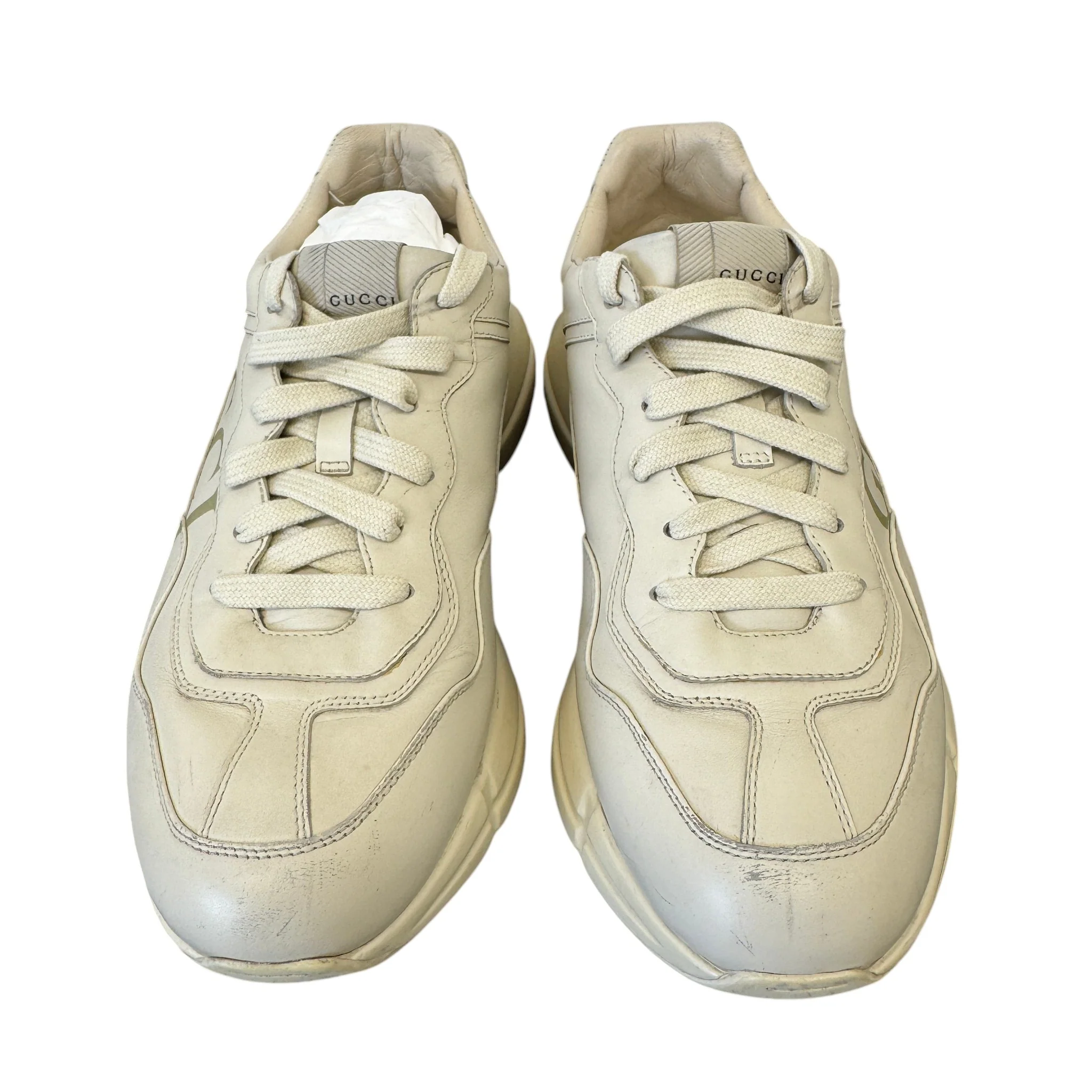 Men's Rhyton Low Trainers Beige Size EU 43 / UK 9 - Image 6