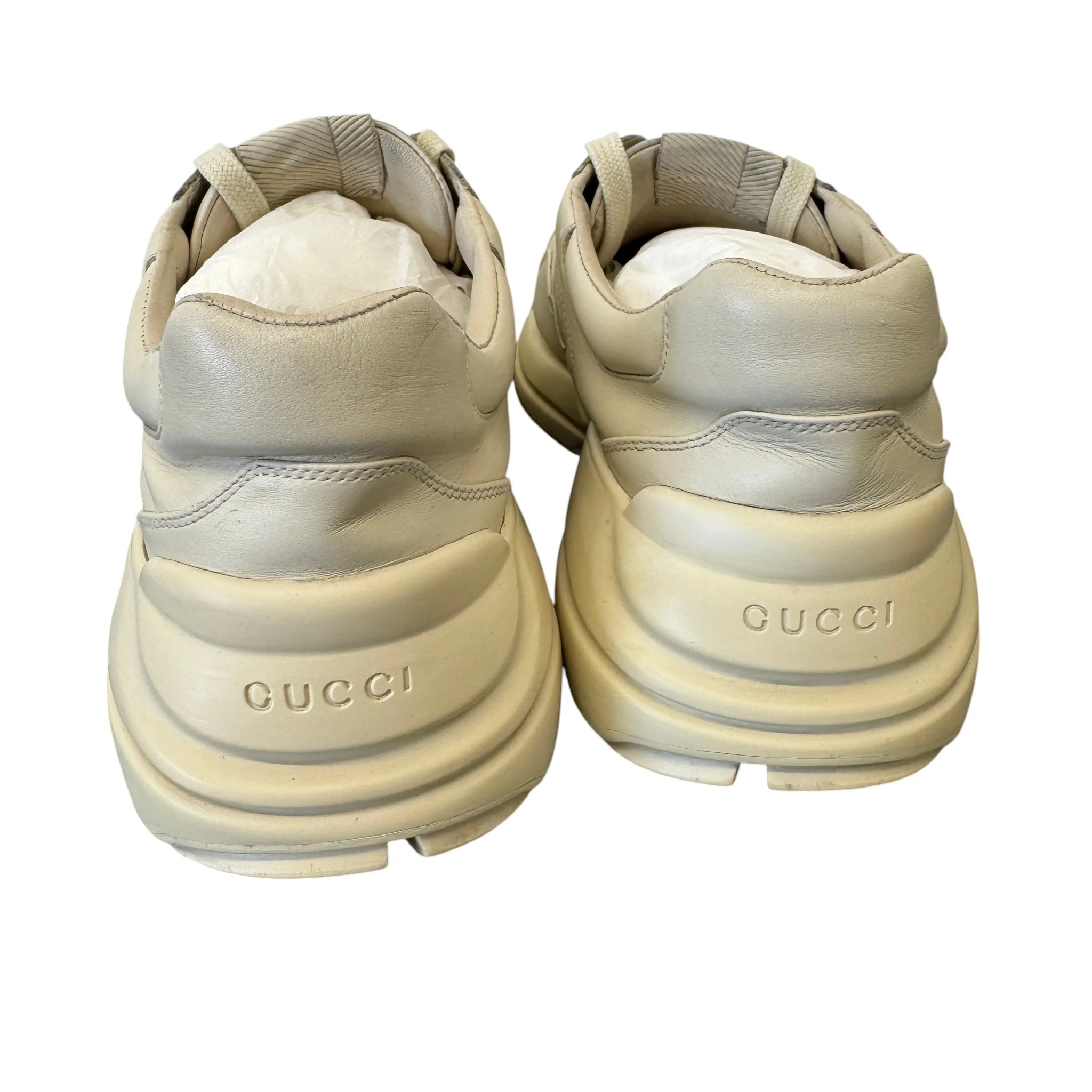 Men's Rhyton Low Trainers Beige Size EU 43 / UK 9 - Image 9