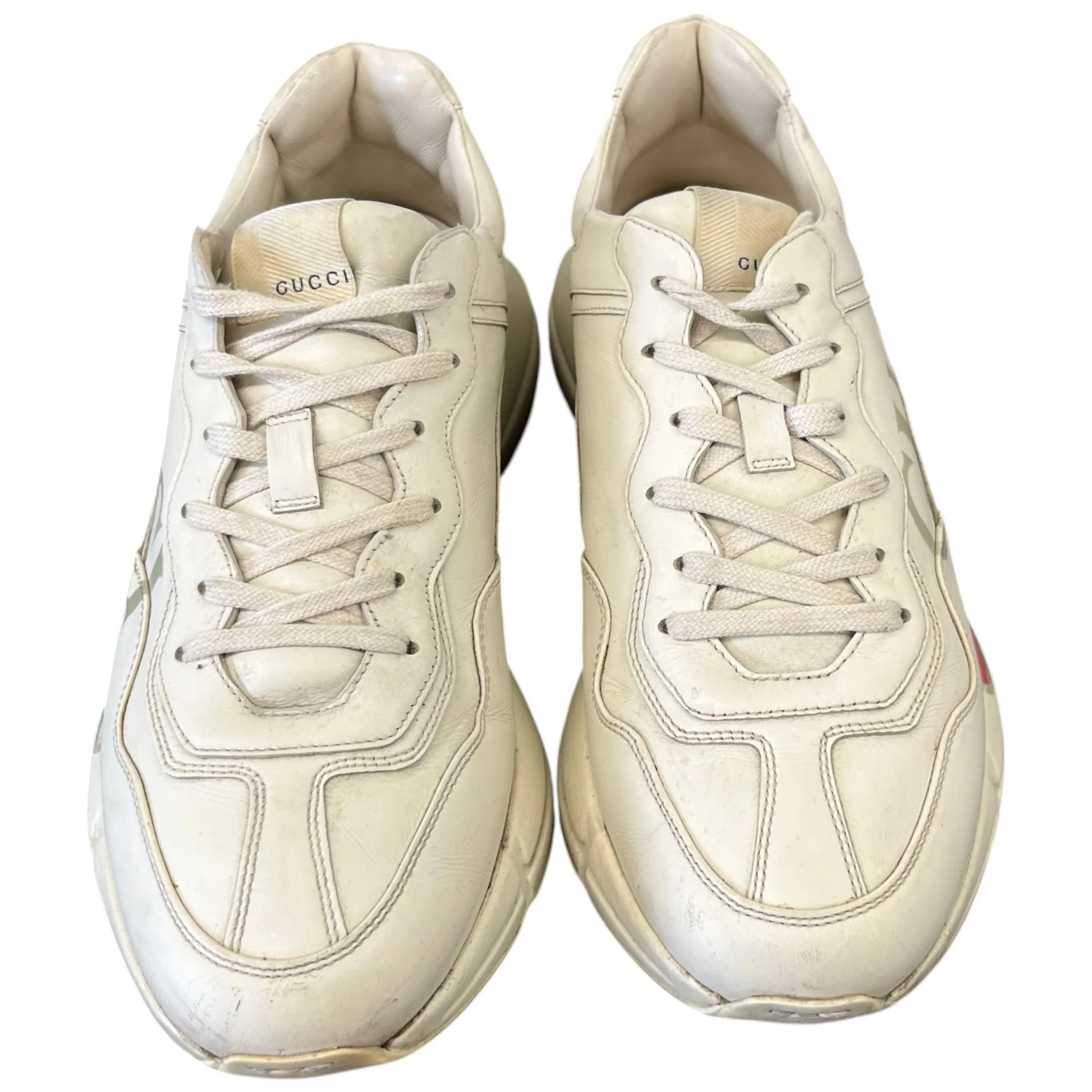 Men's Rhyton Low Trainers Beige Size EU 44 / UK 10 - Image 6