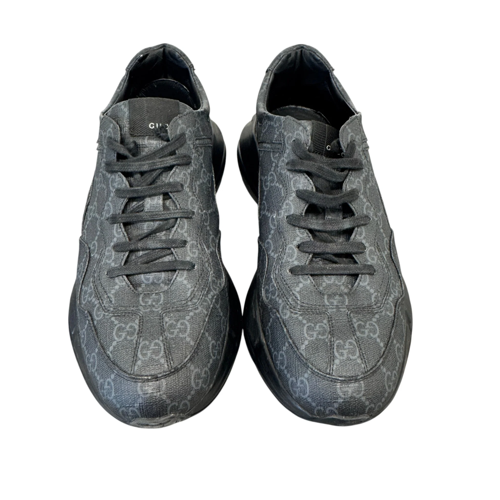 Men's Rhyton Low Trainers Black Size EU 44 / UK 10 - Image 6