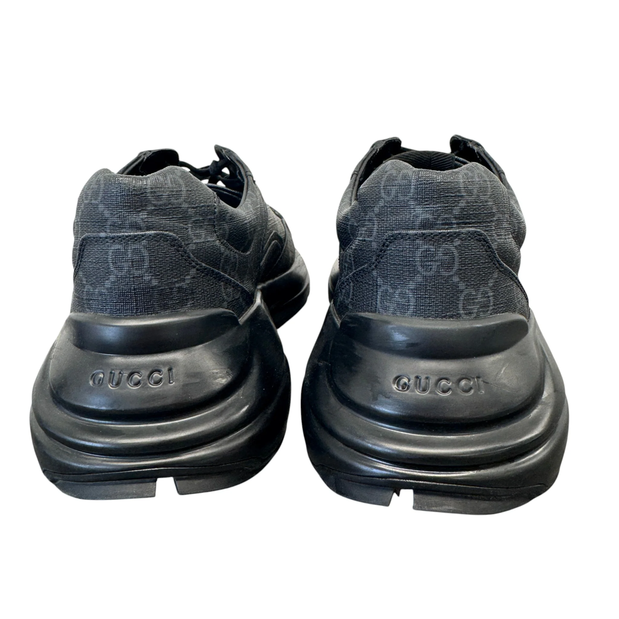 Men's Rhyton Low Trainers Black Size EU 44 / UK 10 - Image 9