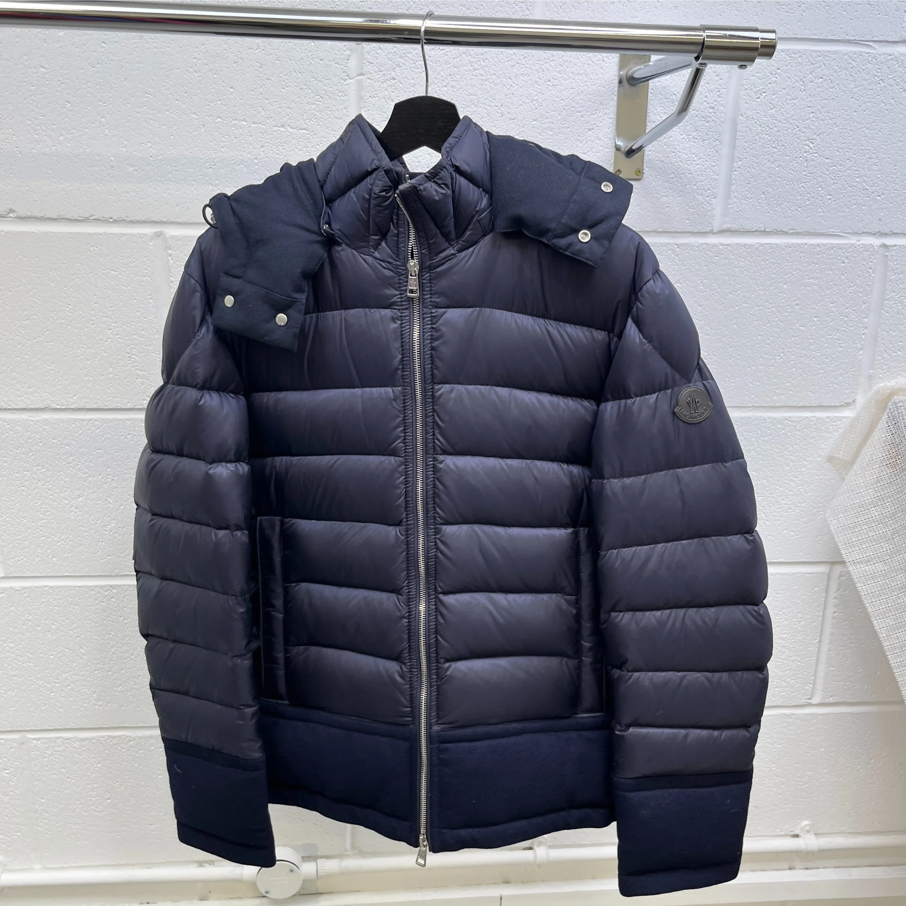 Men's Riom Down Jacket Navy Size 3 / L - Image 9