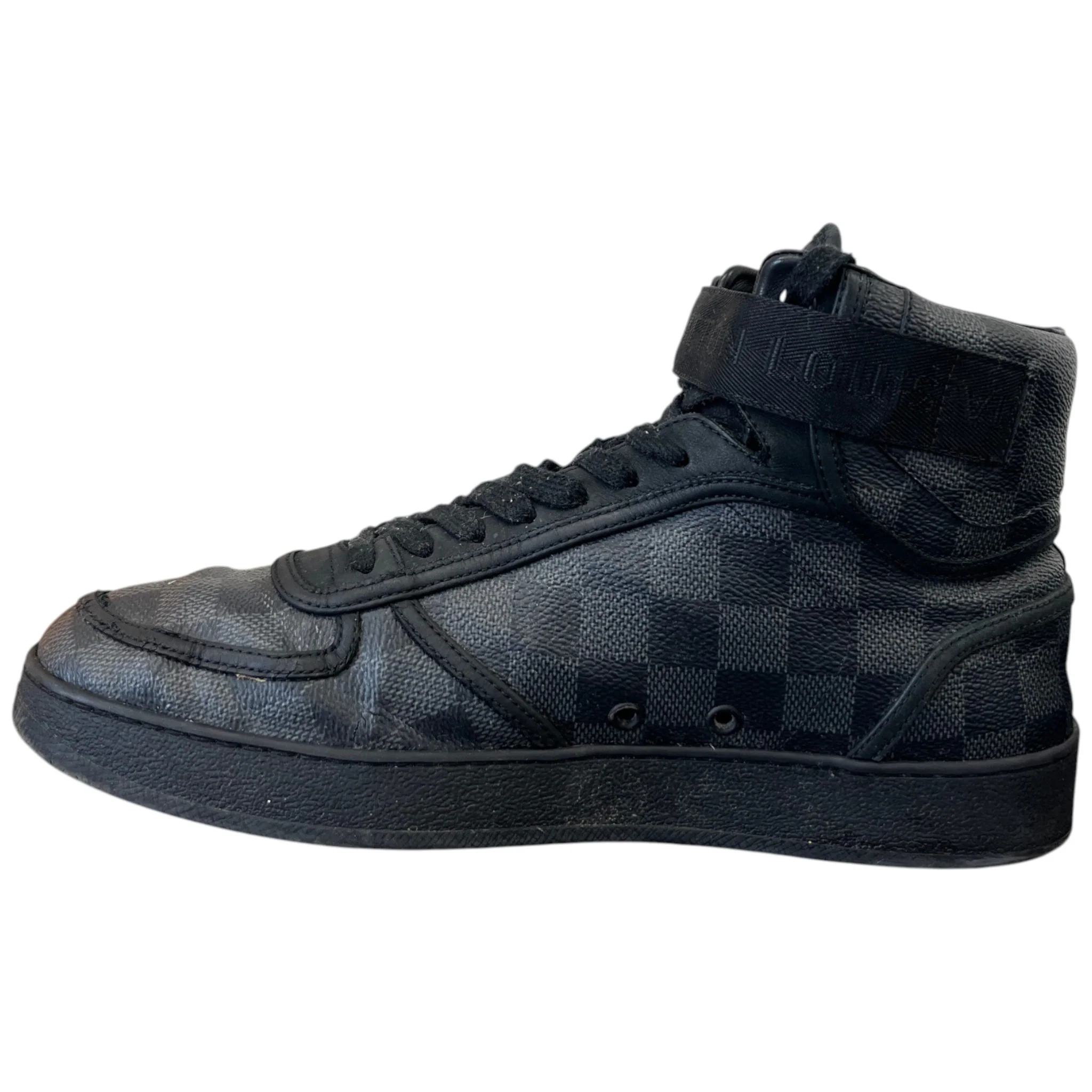 Men's Rivoli Damier High Trainers Black Size EU 40 / UK 6 - Image 2
