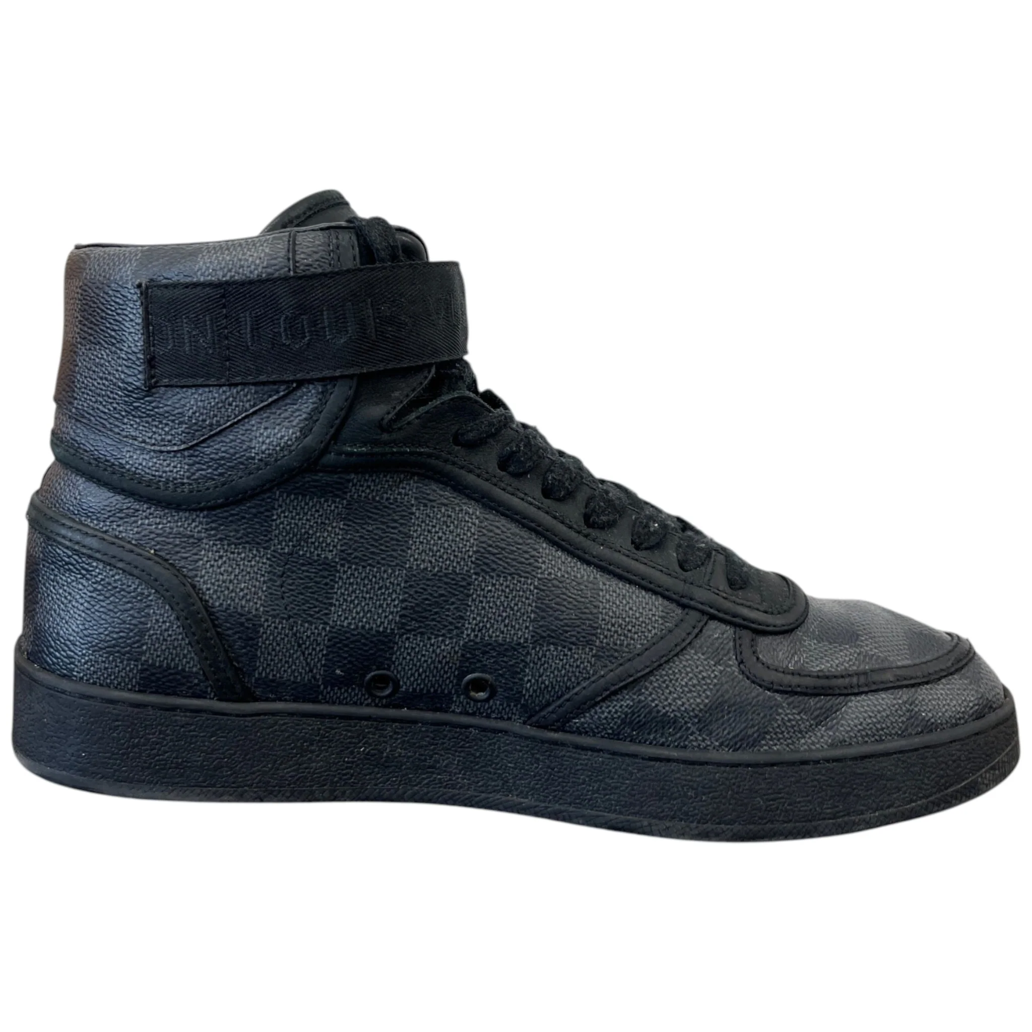 Men's Rivoli Damier High Trainers Black Size EU 40 / UK 6 - Image 4