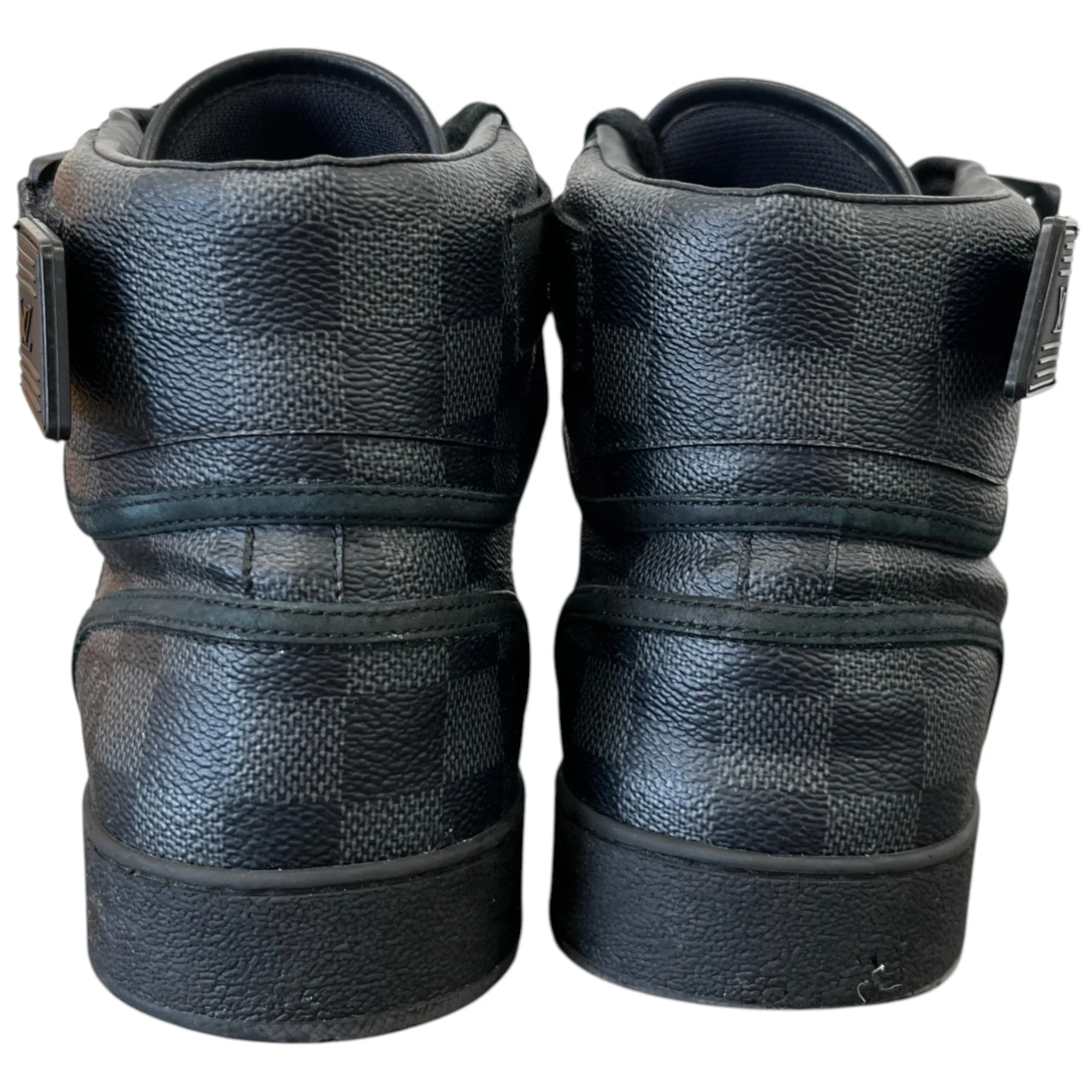 Men's Rivoli Damier High Trainers Black Size EU 40 / UK 6 - Image 7