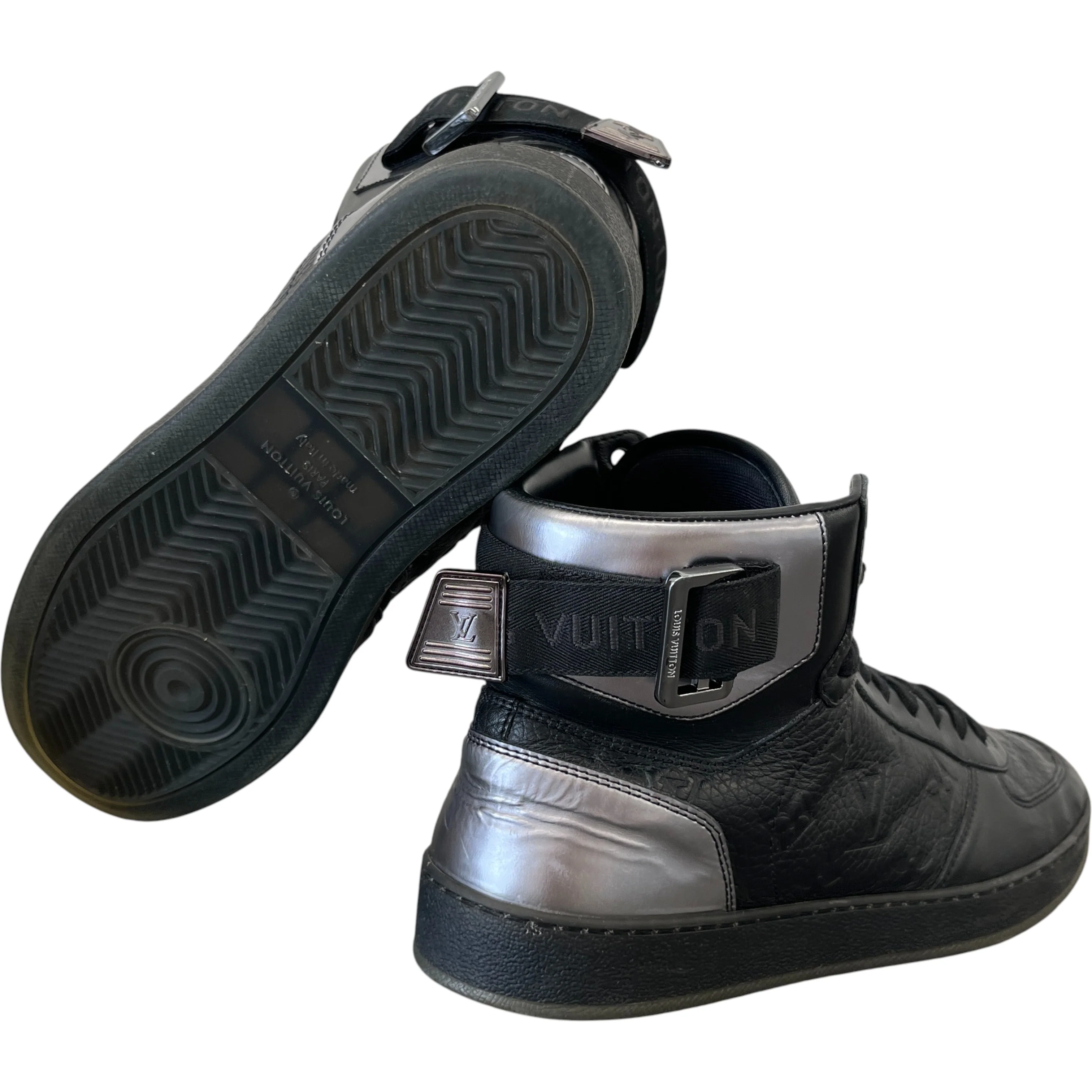 Men's Rivoli High Trainers Black Size EU 41 / UK 7 - Image 10