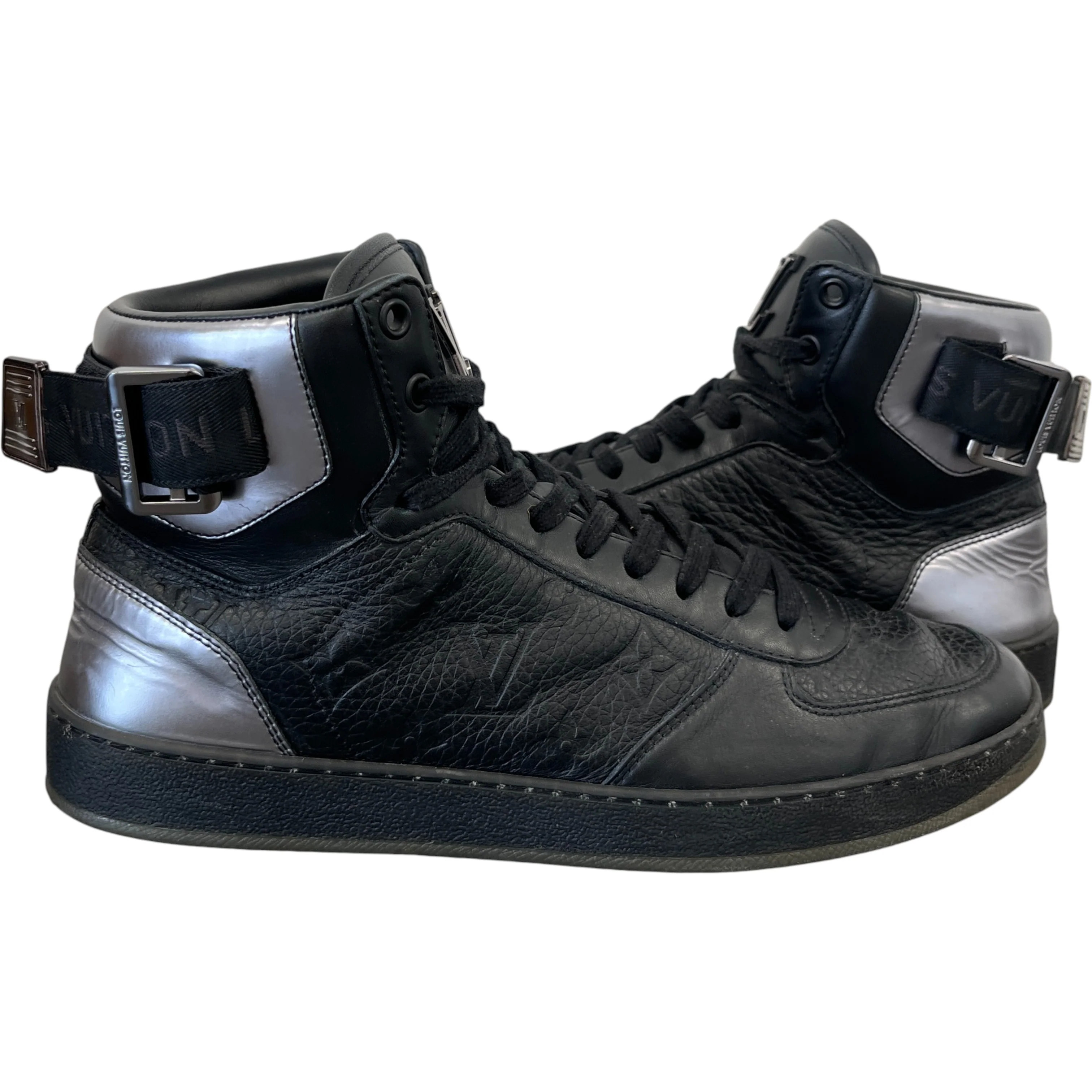 Men's Rivoli High Trainers Black Size EU 41 / UK 7 - Image 3