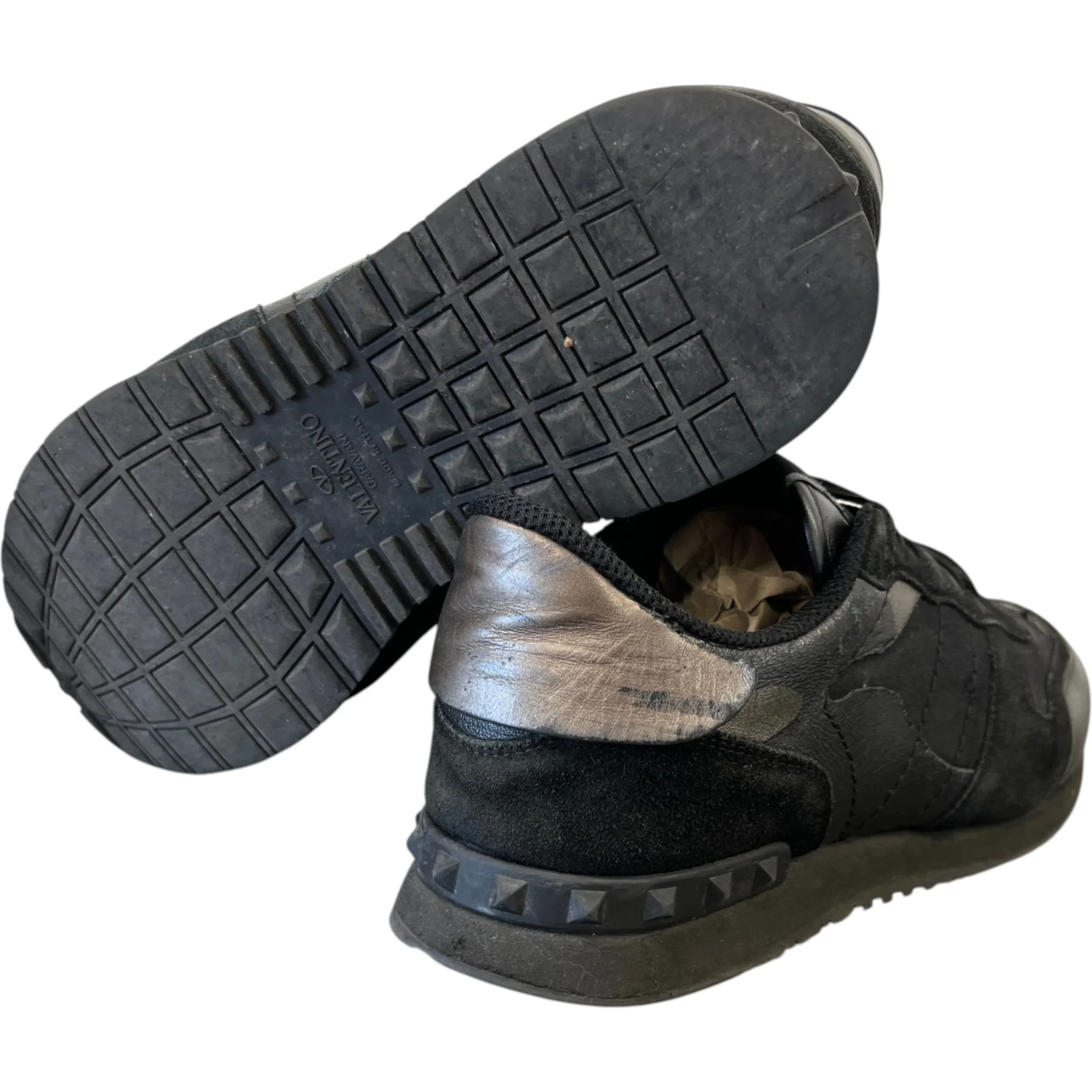 Men's Rock Runner Low Trainers Black Size EU 43 / UK 9 - Image 10