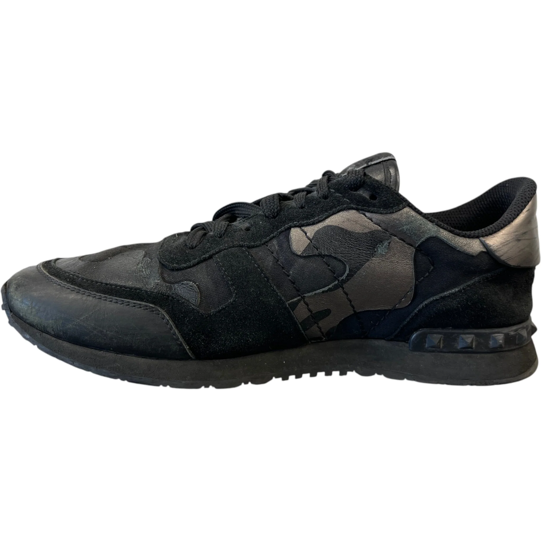 Men's Rock Runner Low Trainers Black Size EU 43 / UK 9 - Image 2