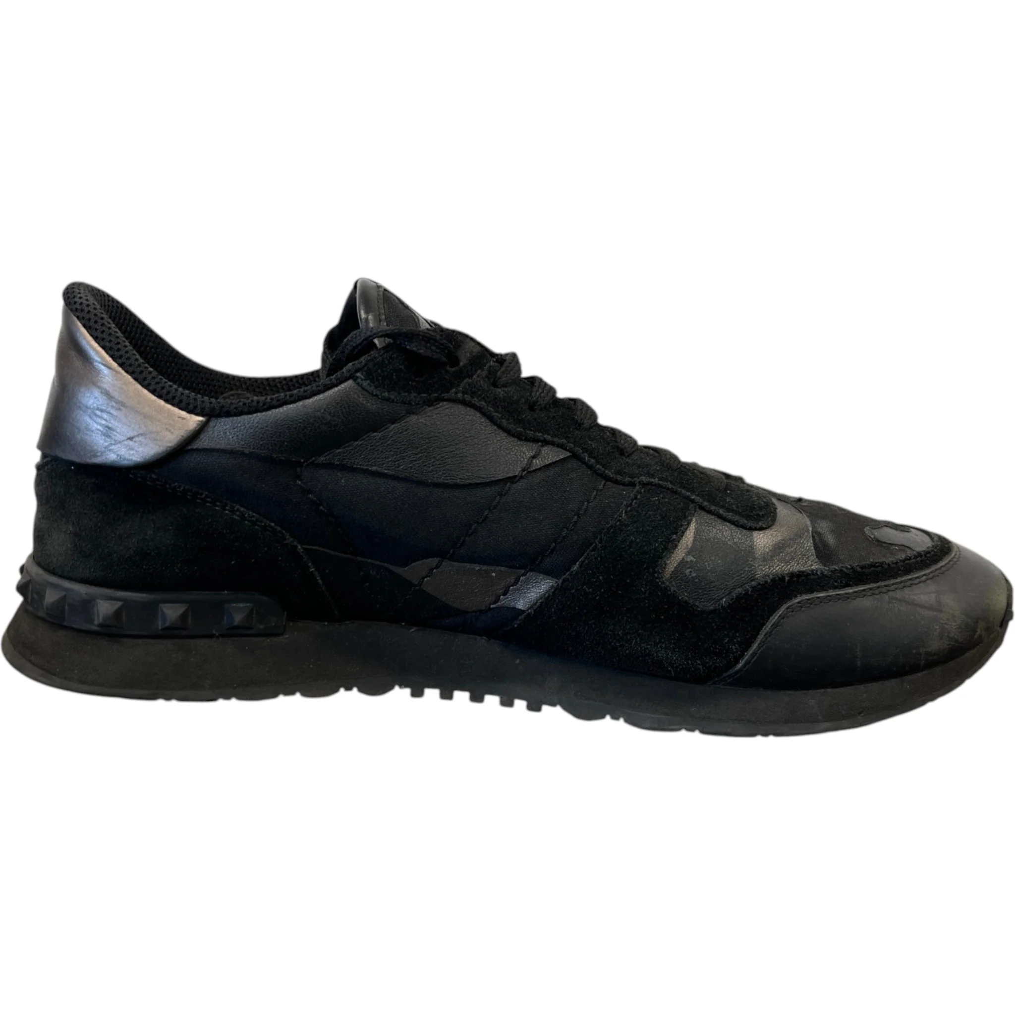 Men's Rock Runner Low Trainers Black Size EU 43 / UK 9 - Image 4