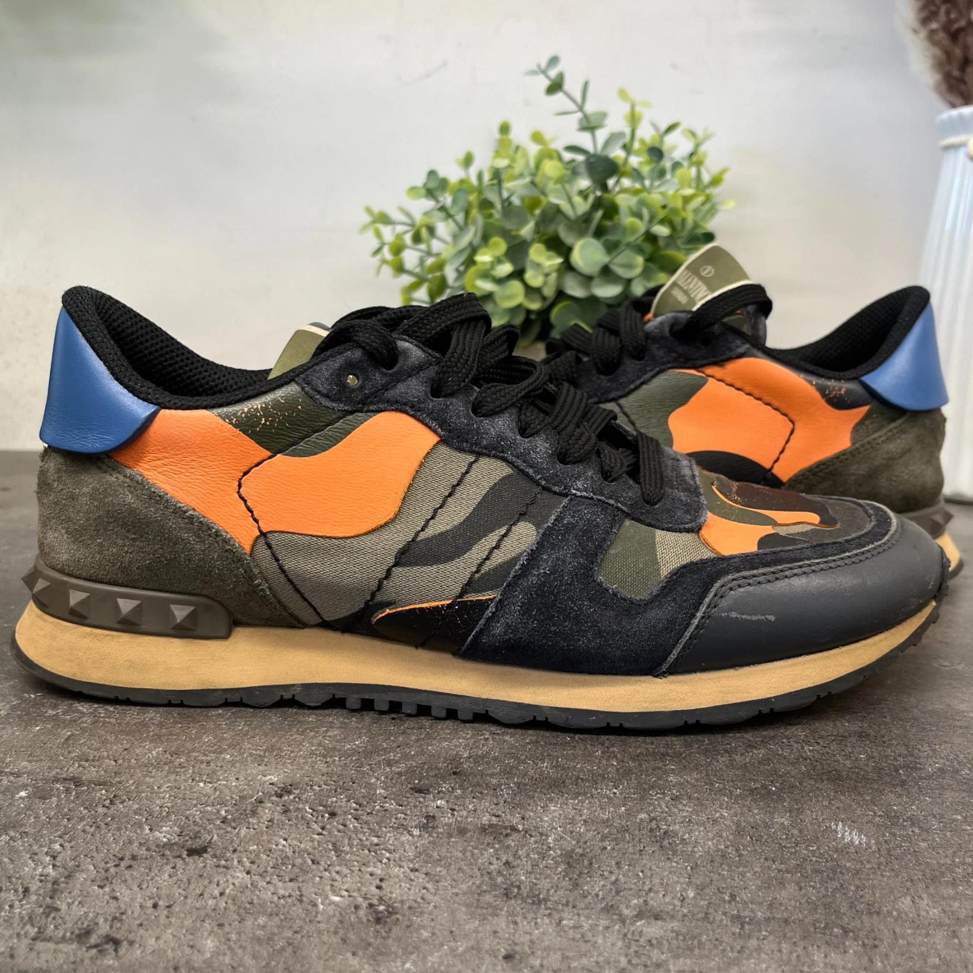 Men's Rock Runner Low Trainers Orange Size EU 40 / UK 6 - Image 14
