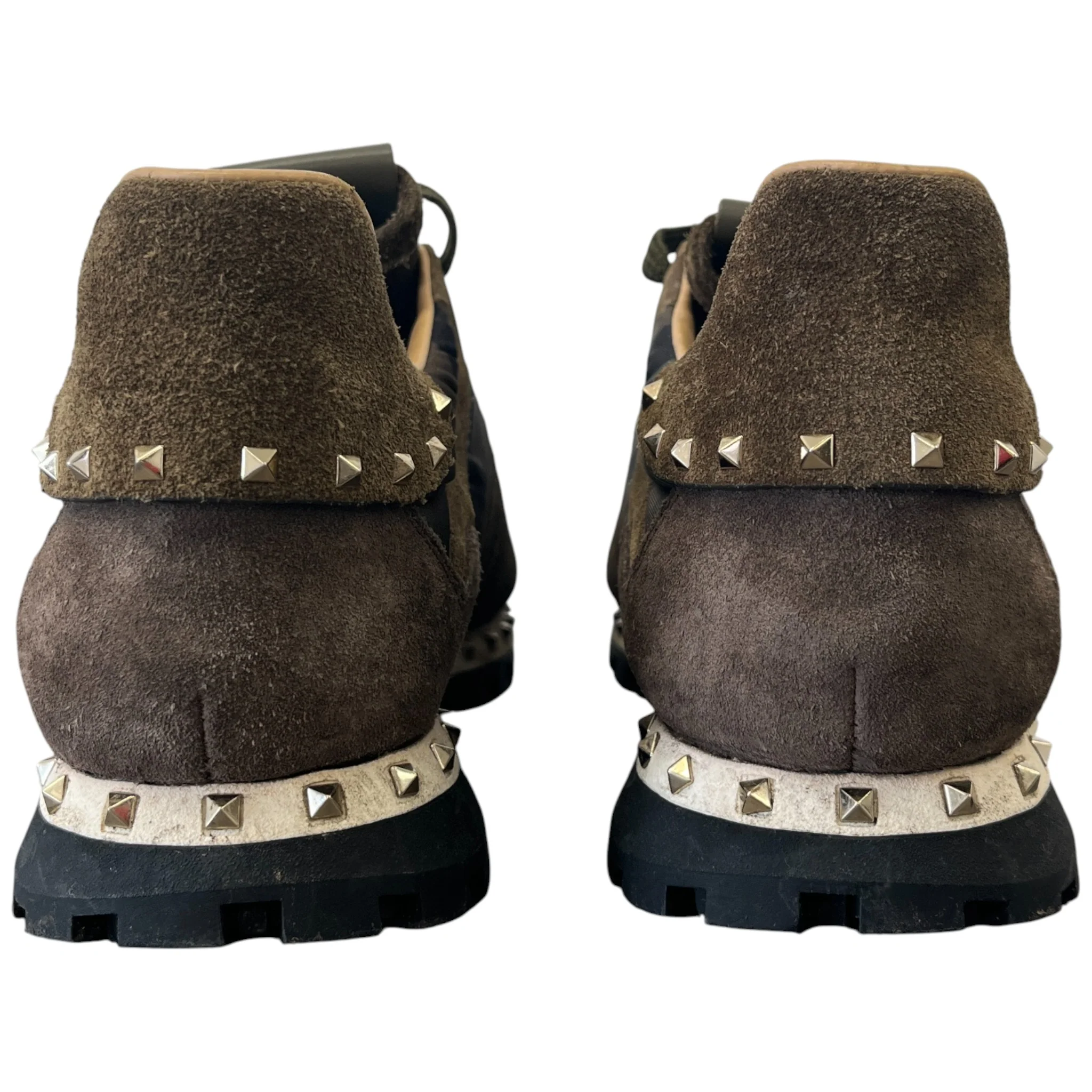 Men's Rockrunner Camo Stud Low Trainers Green Size EU 42 / UK 8 - Image 7