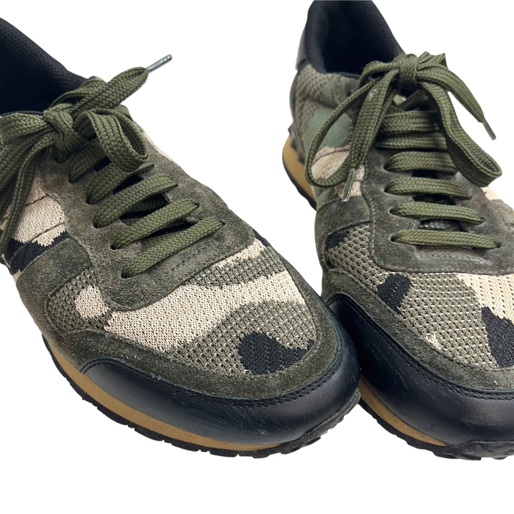Men's Rockrunner Camouflage Low Trainers Khaki Size EU 39.5 / UK 5.5 - Image 13