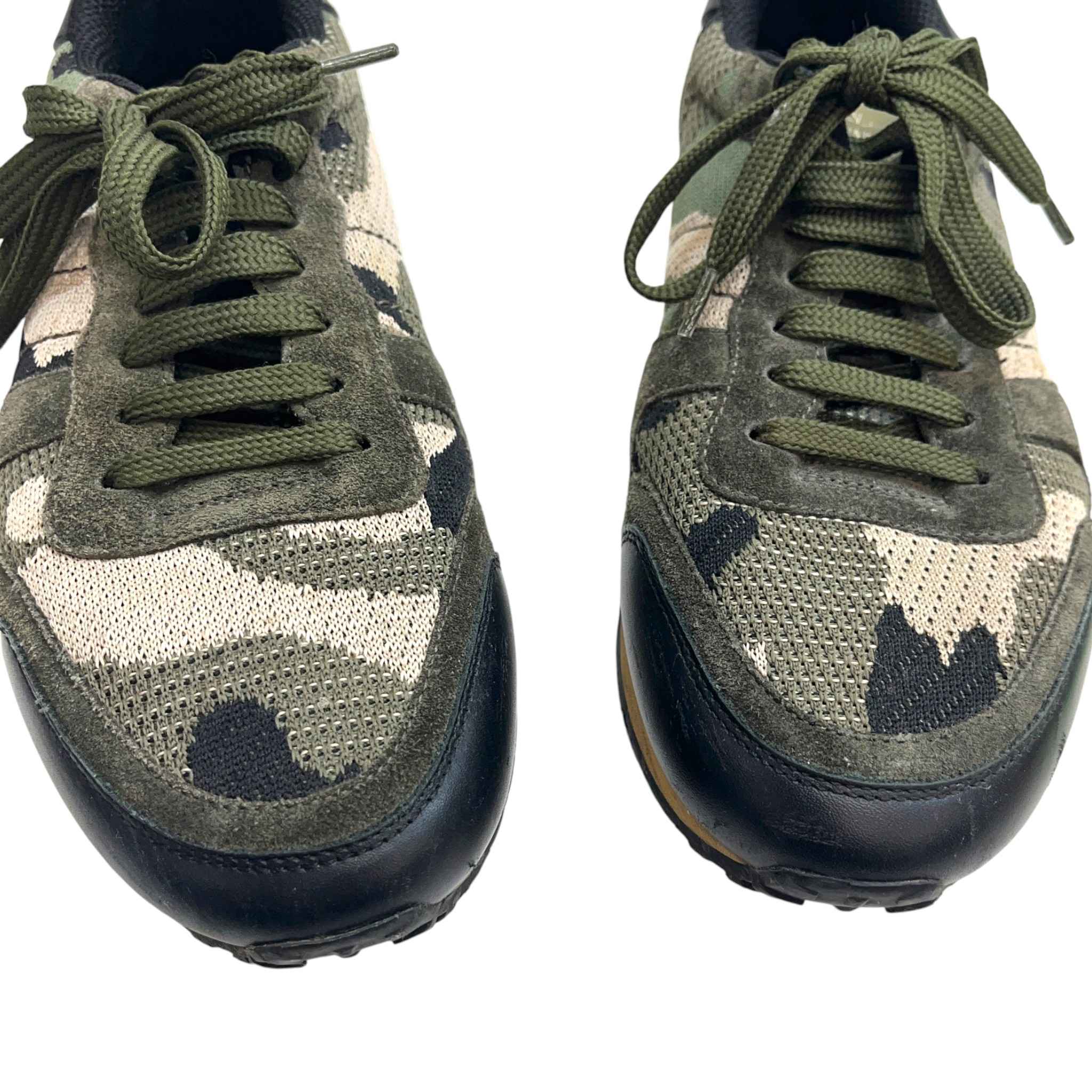 Men's Rockrunner Camouflage Low Trainers Khaki Size EU 39.5 / UK 5.5 - Image 14