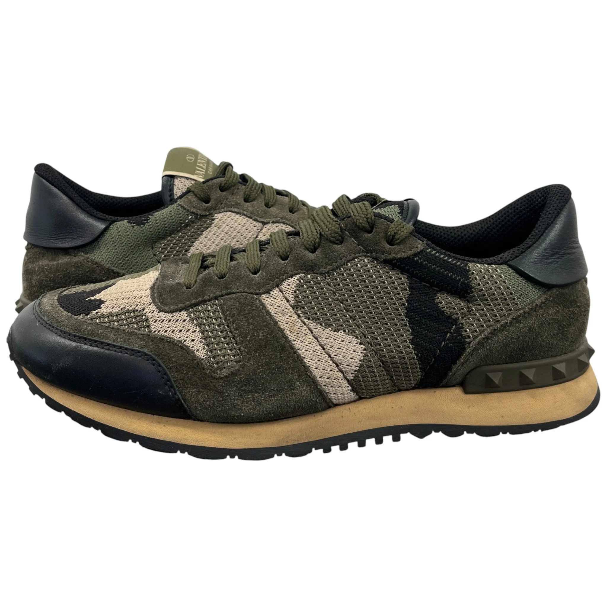 Men's Rockrunner Camouflage Low Trainers Khaki Size EU 39.5 / UK 5.5 - Image 3