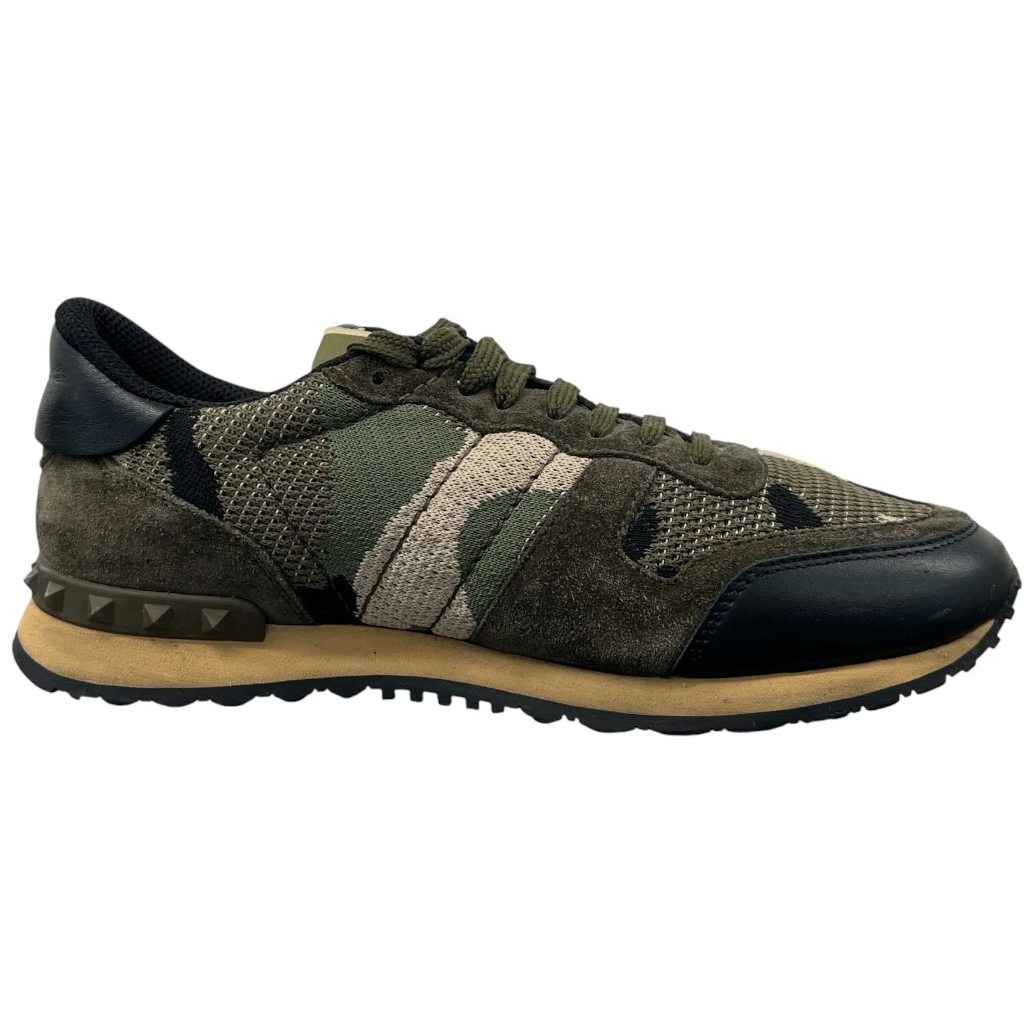 Men's Rockrunner Camouflage Low Trainers Khaki Size EU 39.5 / UK 5.5 - Image 4