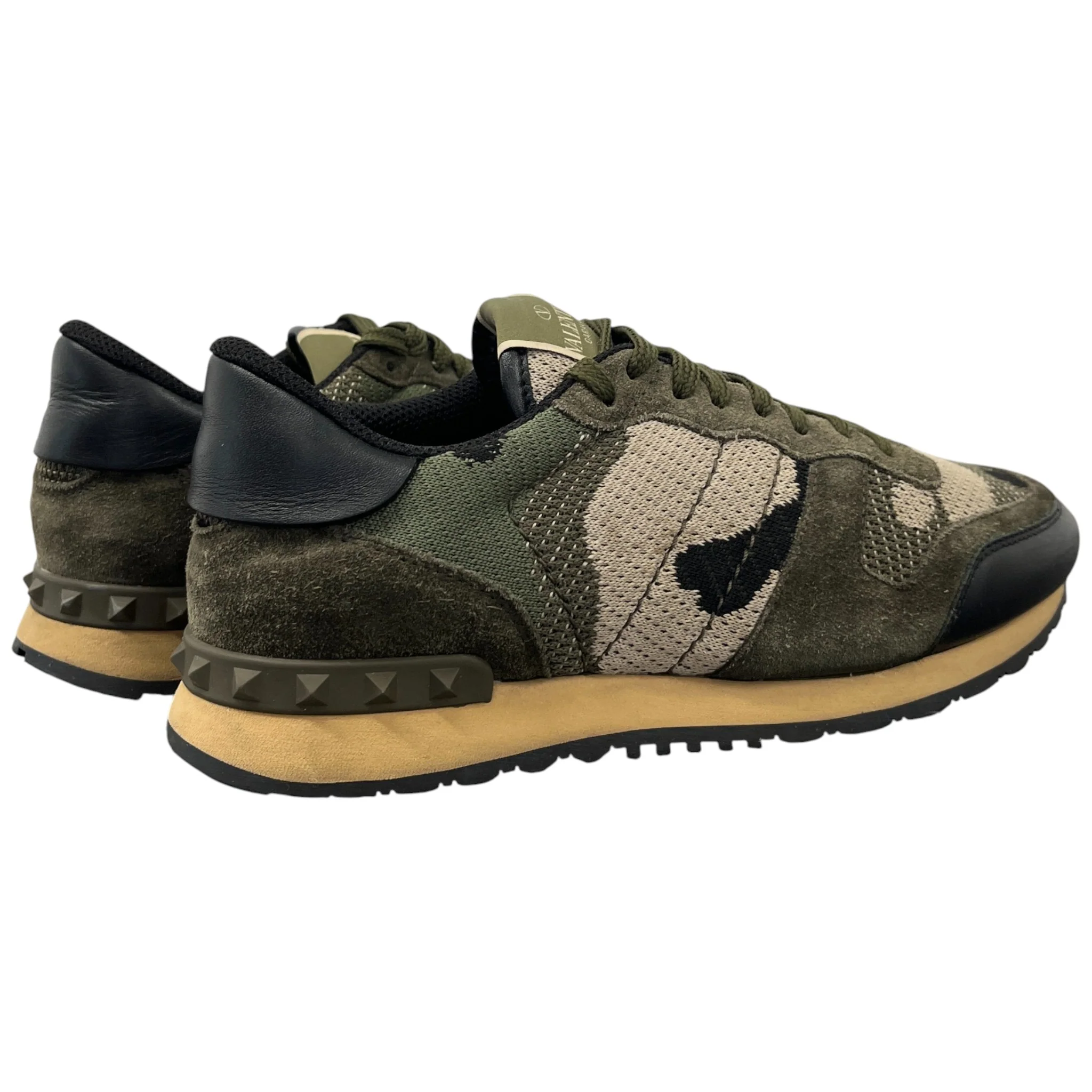 Men's Rockrunner Camouflage Low Trainers Khaki Size EU 39.5 / UK 5.5 - Image 9