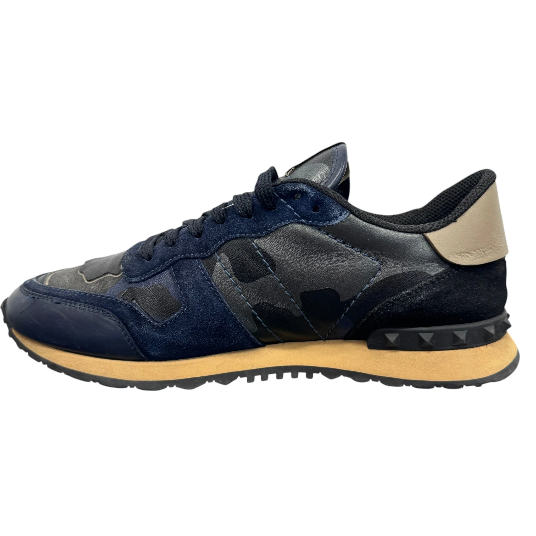 Men's Rockrunner Camouflage Low Trainers Navy Size EU 41 / UK 7 - Image 2