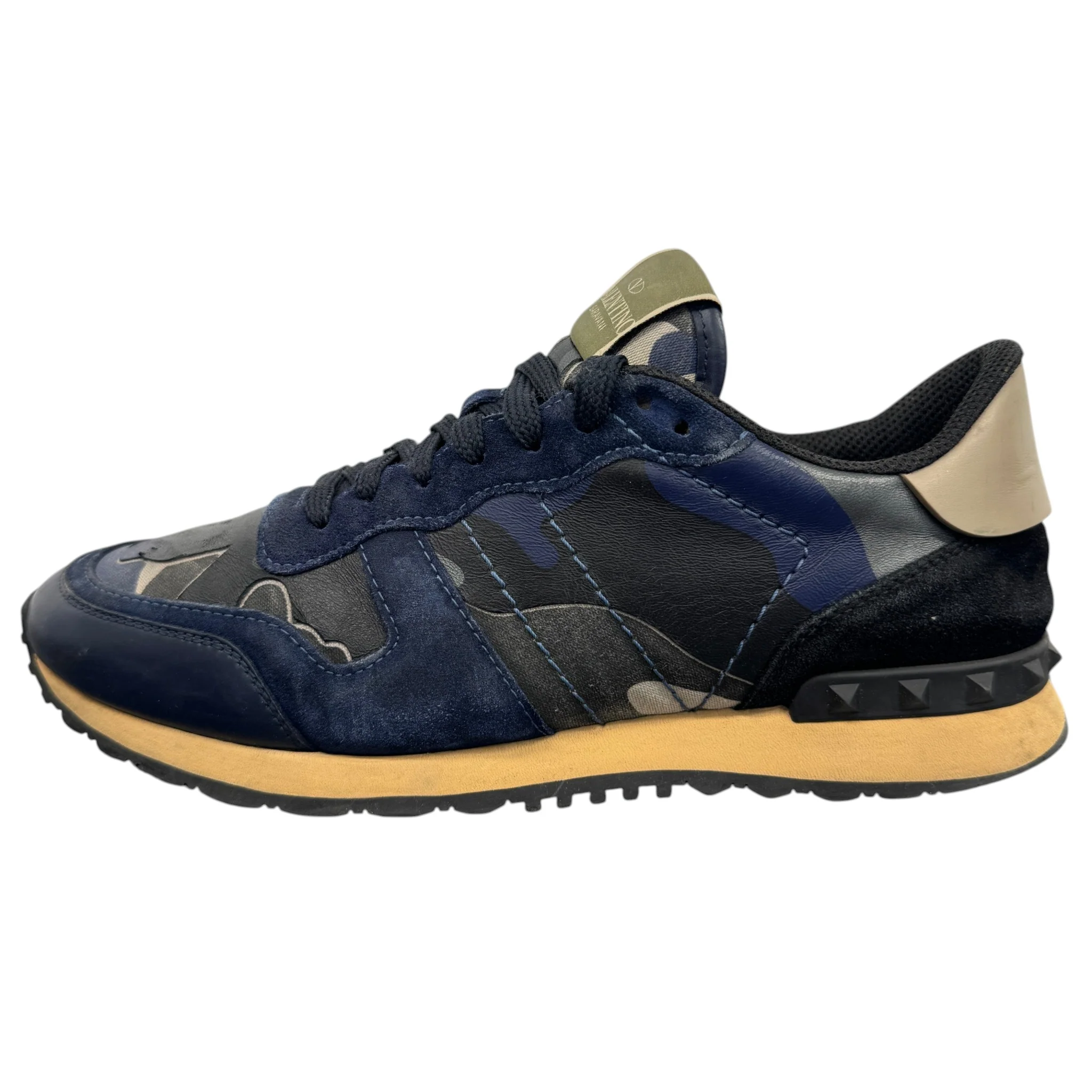 Men's Rockrunner Camouflage Low Trainers Navy Size EU 41 / UK 7 - Image 5