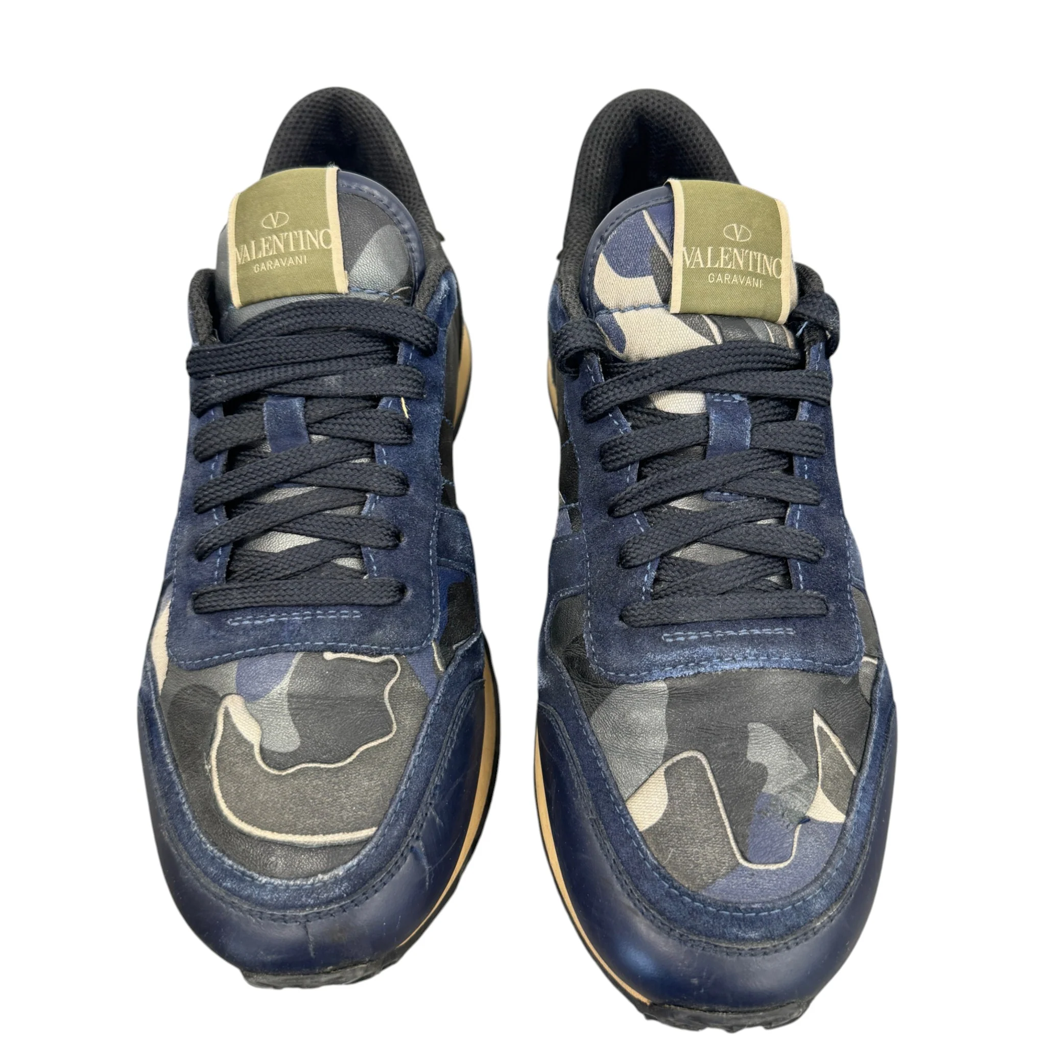 Men's Rockrunner Camouflage Low Trainers Navy Size EU 41 / UK 7 - Image 6