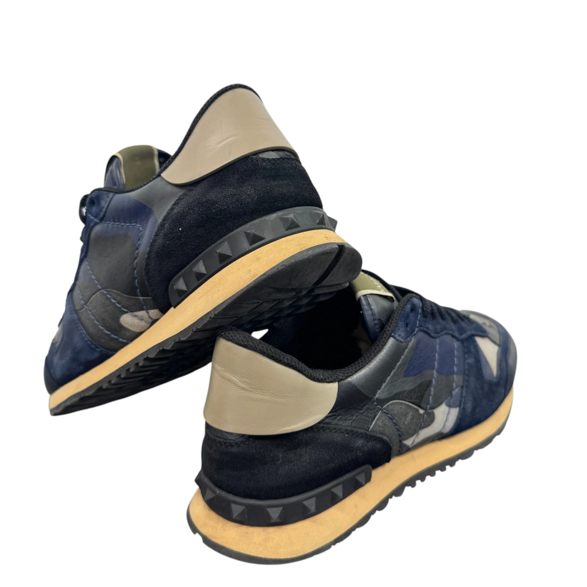 Men's Rockrunner Camouflage Low Trainers Navy Size EU 41 / UK 7 - Image 8