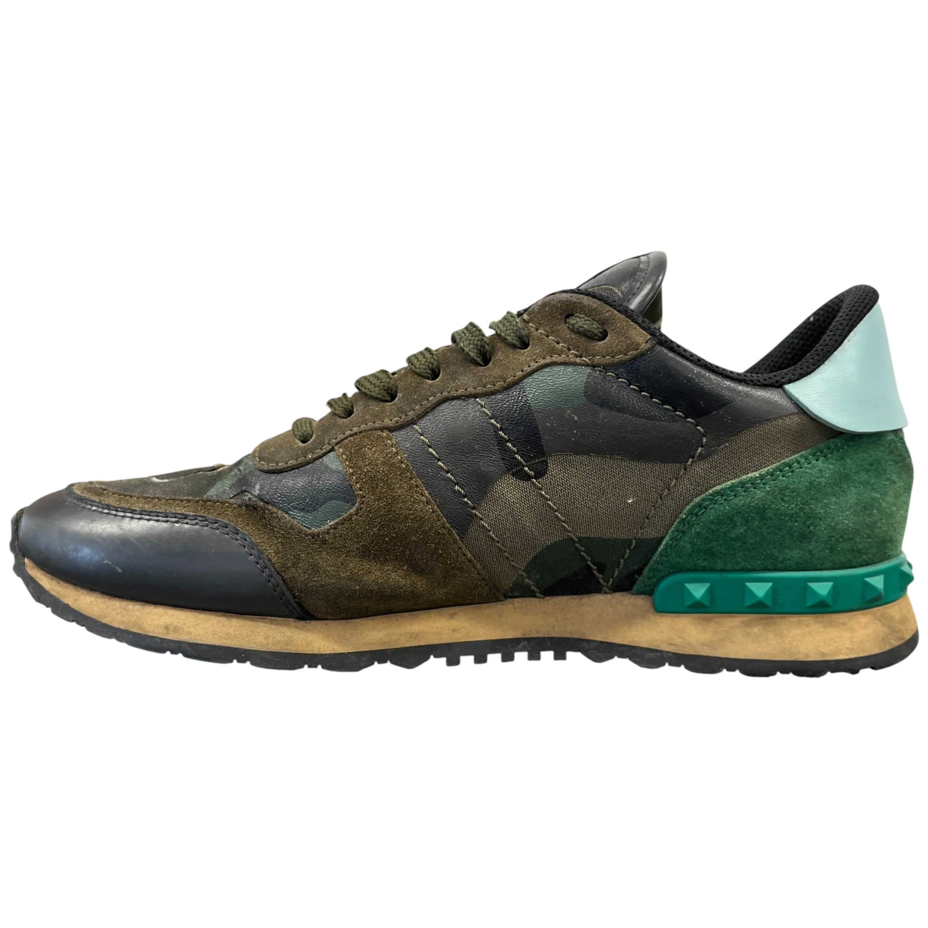 Men's Rockrunner Low Trainers Green Size EU 41 / UK 7 - Image 2