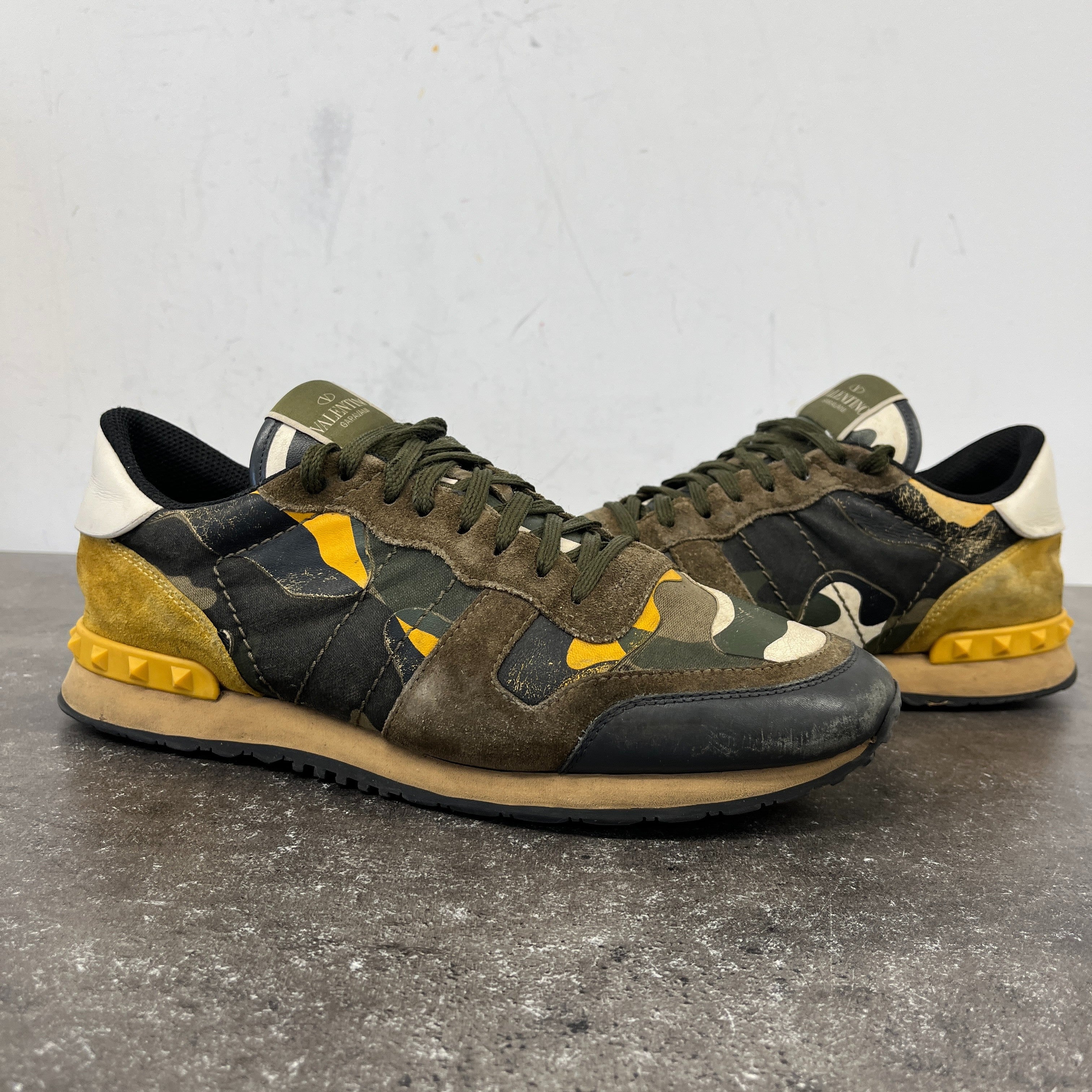 Men's Rockrunner Low Trainers Khaki Size EU 42 / UK 8 - Image 12