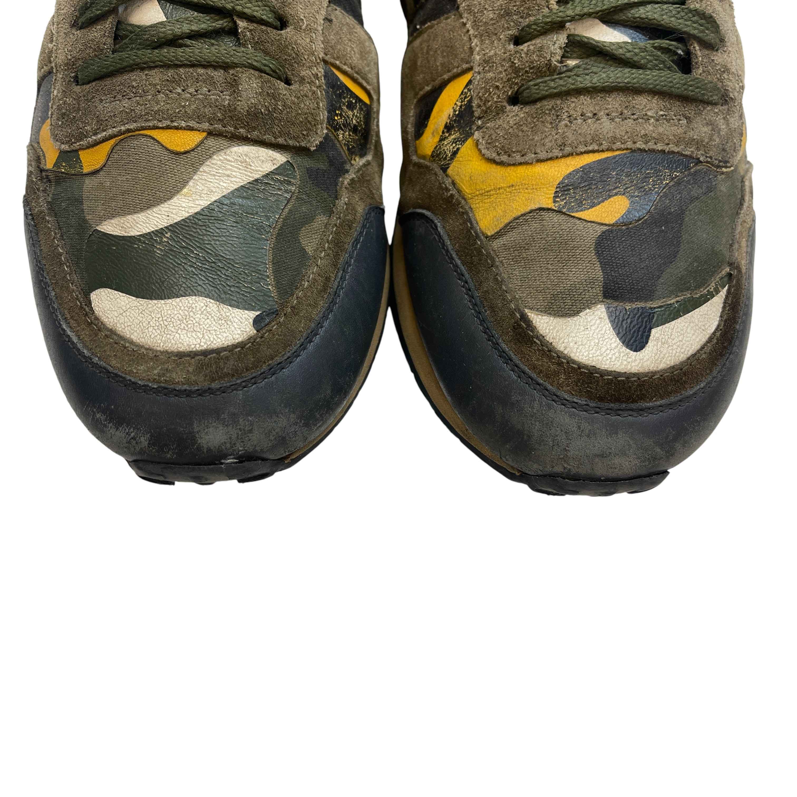 Men's Rockrunner Low Trainers Khaki Size EU 42 / UK 8 - Image 13