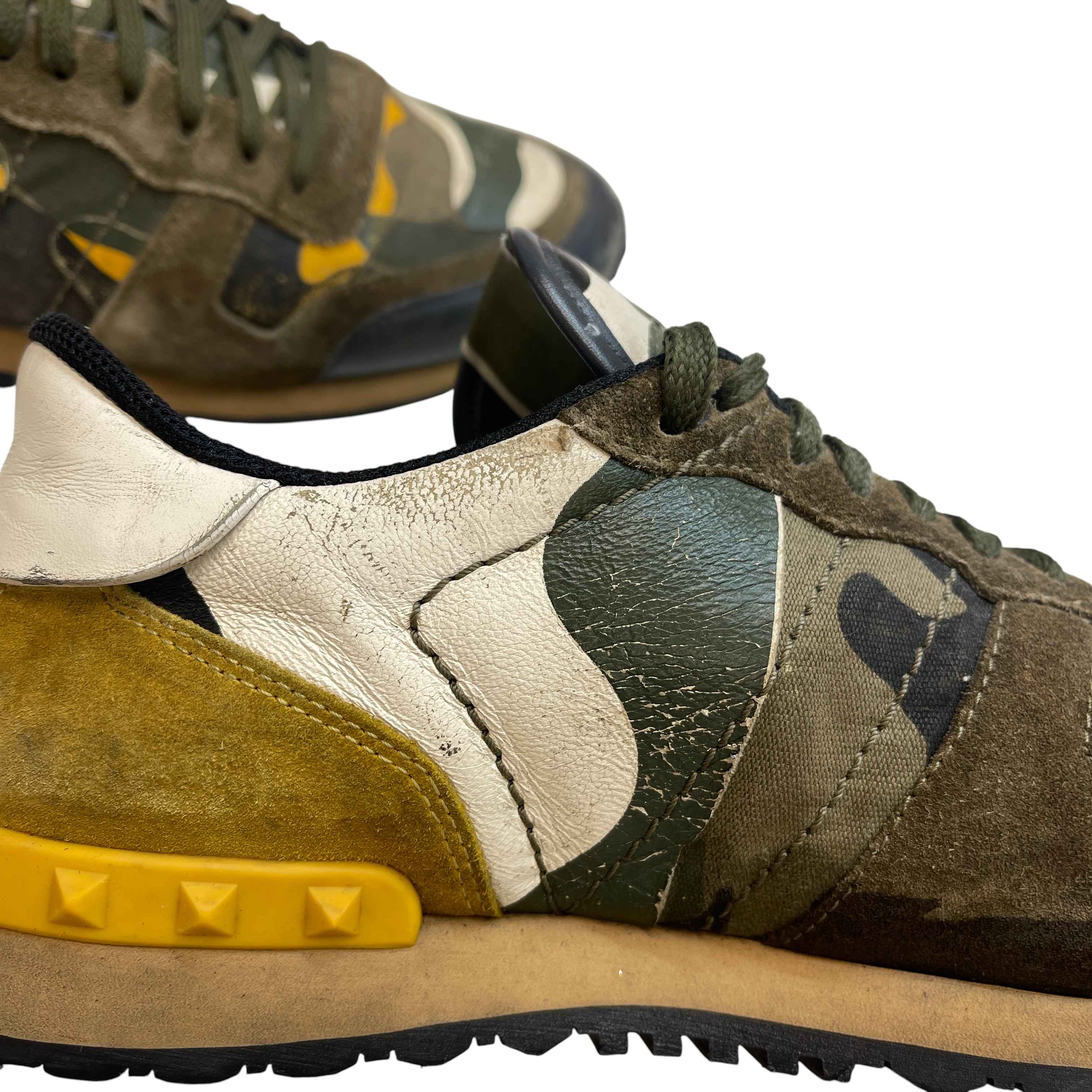 Men's Rockrunner Low Trainers Khaki Size EU 42 / UK 8 - Image 14