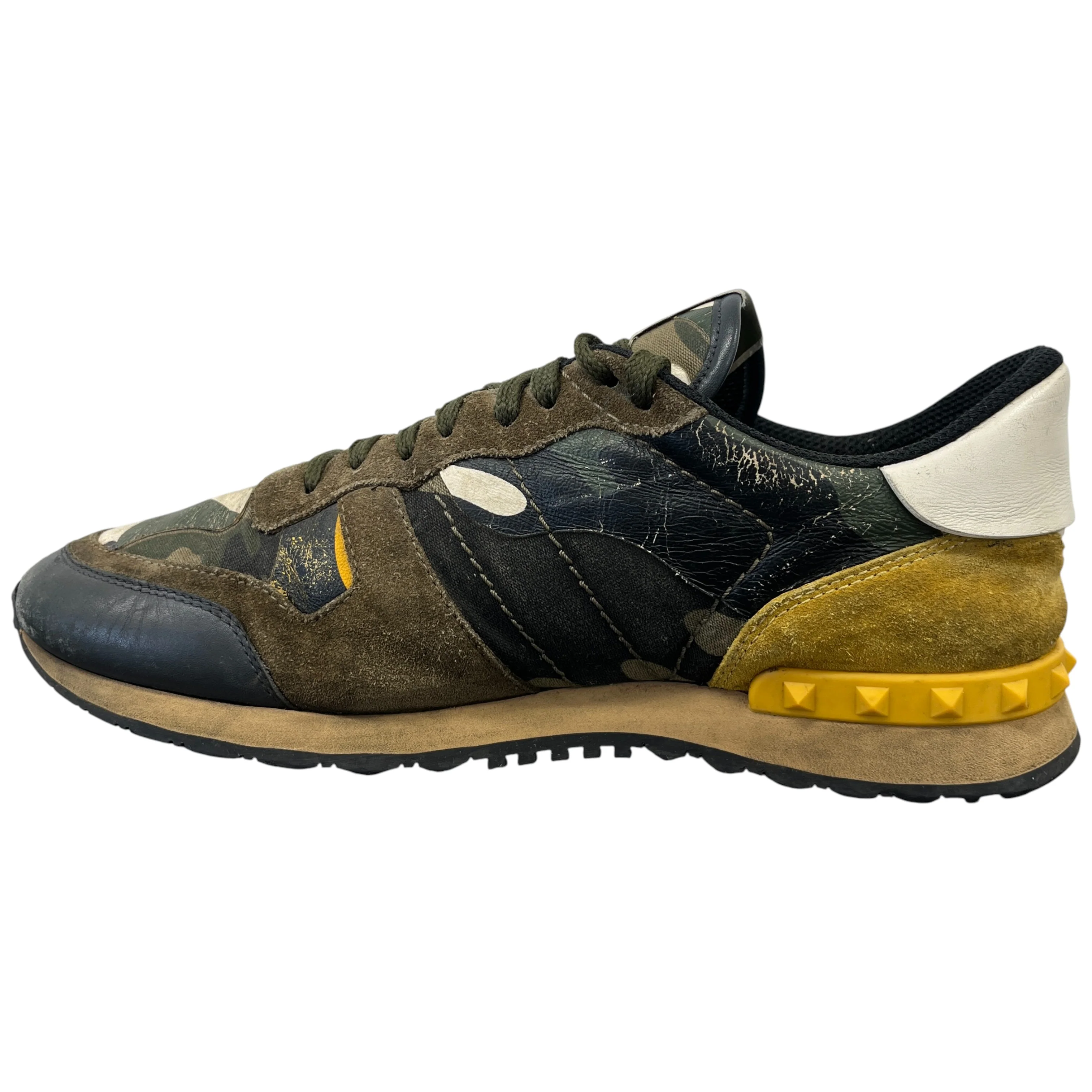 Men's Rockrunner Low Trainers Khaki Size EU 42 / UK 8 - Image 2