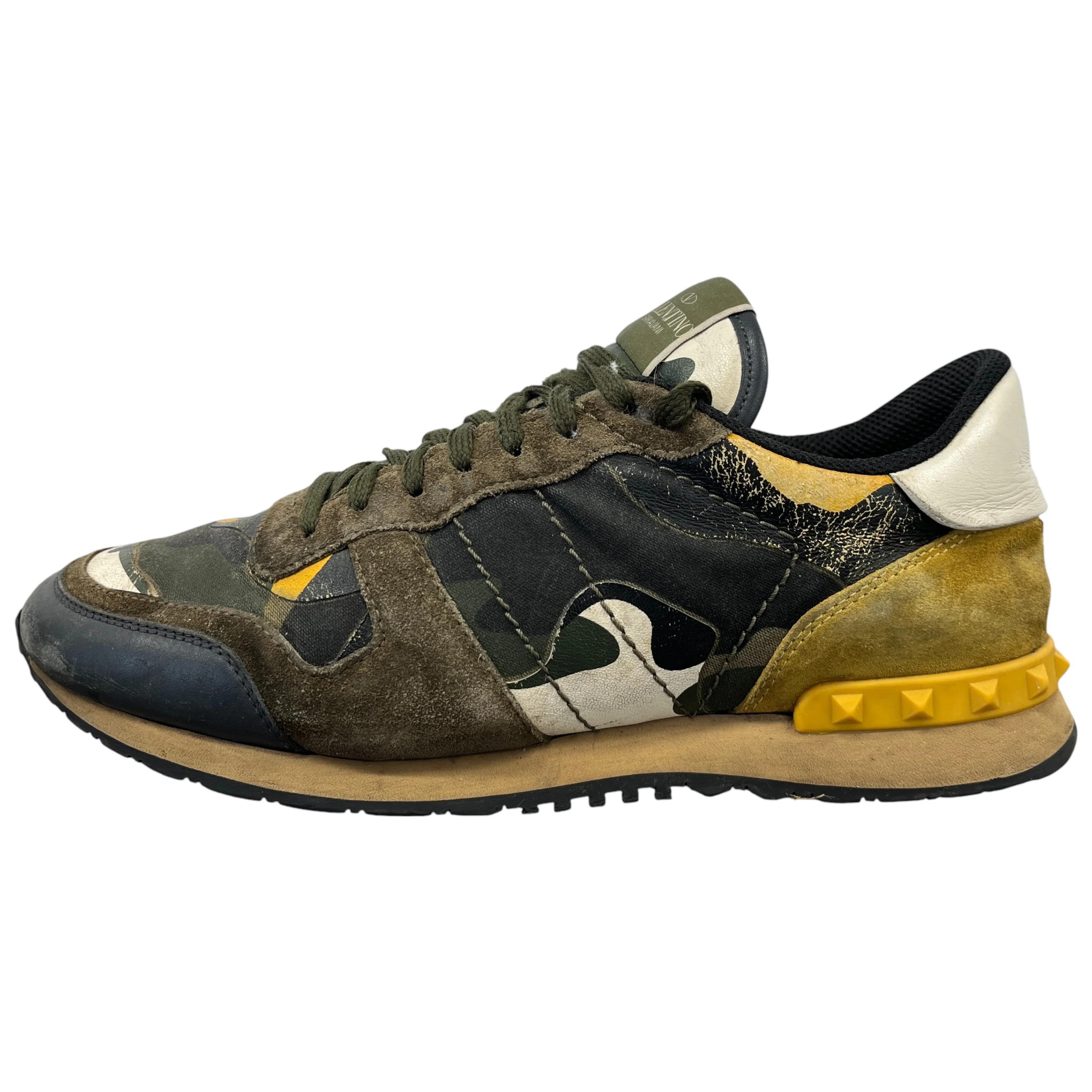 Men's Rockrunner Low Trainers Khaki Size EU 42 / UK 8 - Image 5