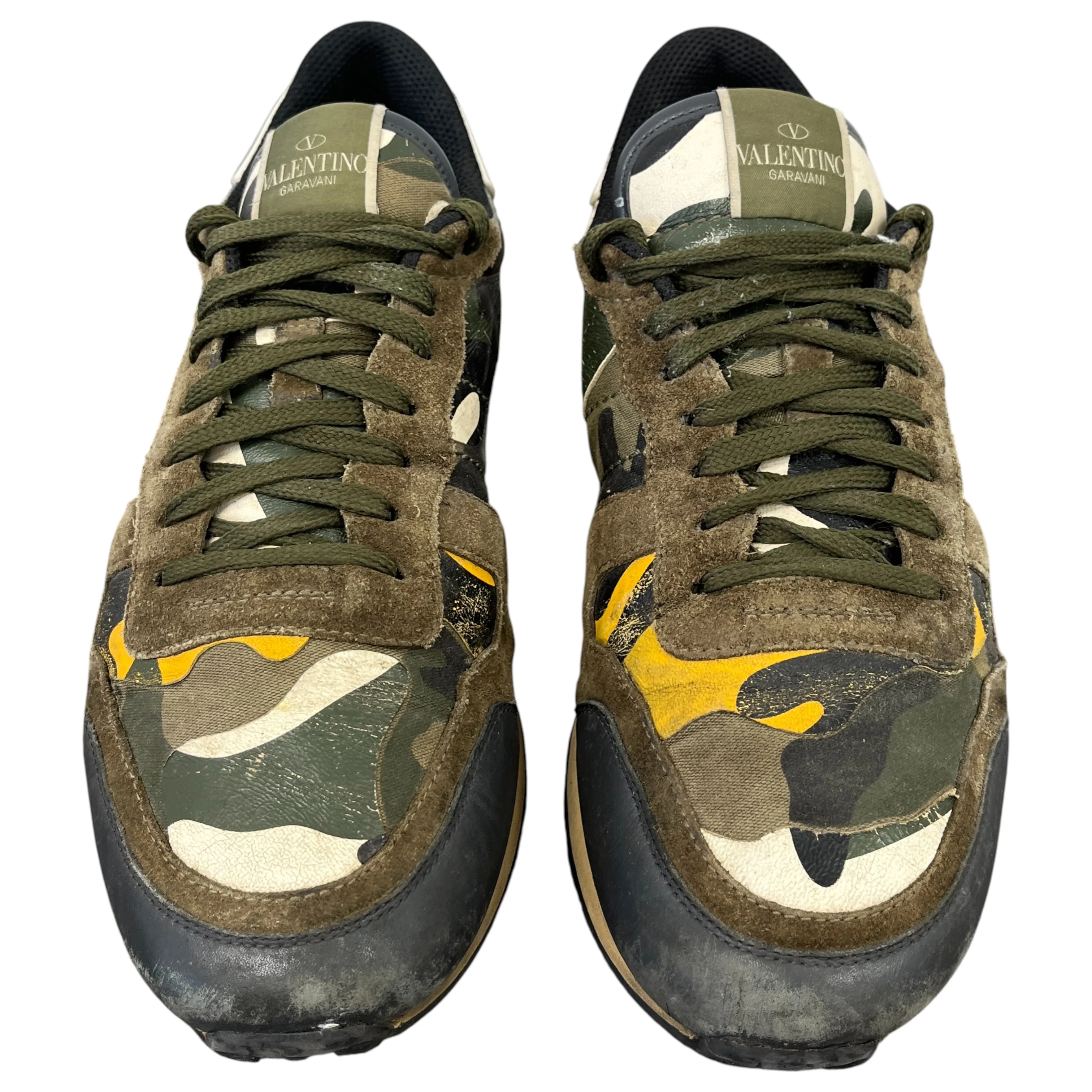 Men's Rockrunner Low Trainers Khaki Size EU 42 / UK 8 - Image 6