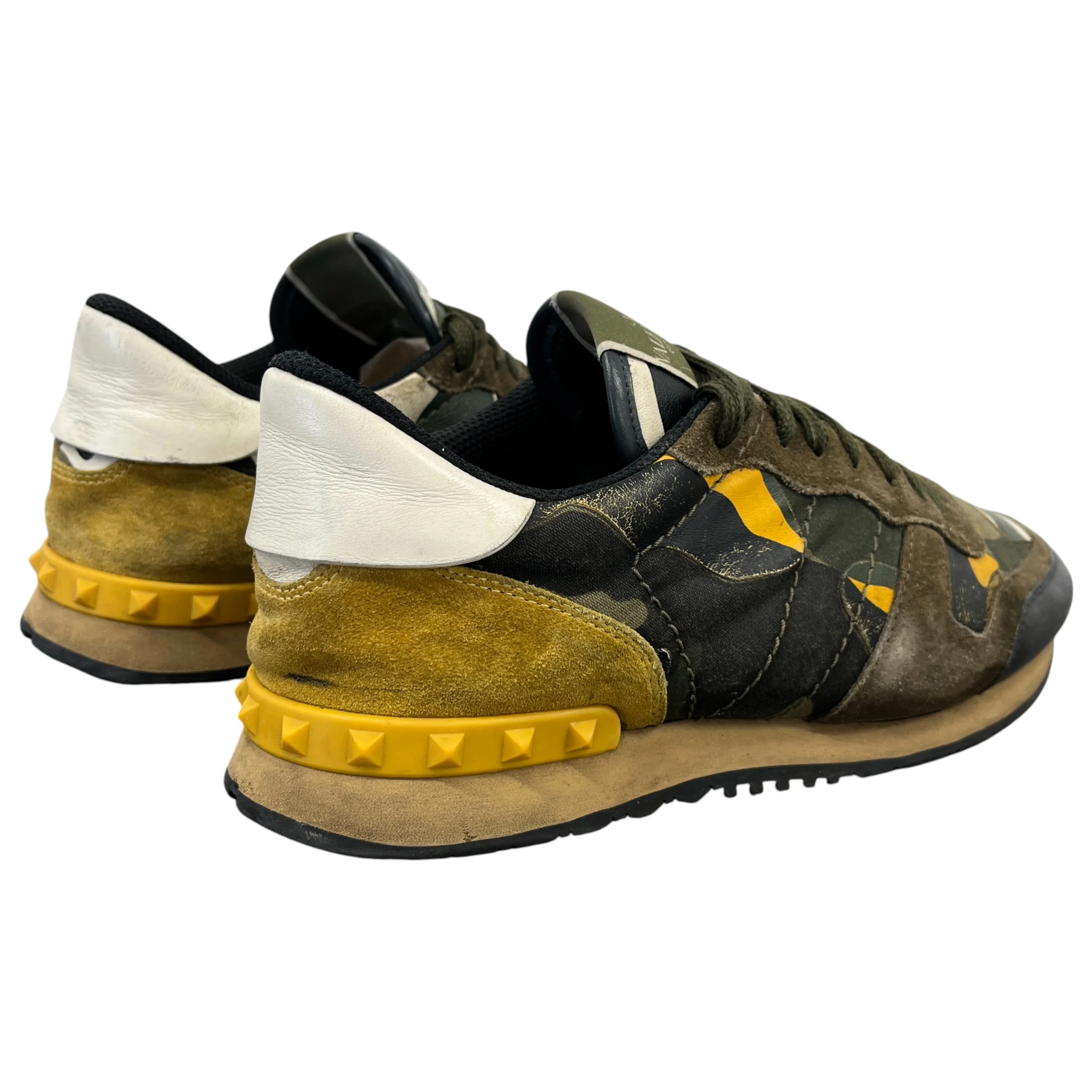 Men's Rockrunner Low Trainers Khaki Size EU 42 / UK 8 - Image 9