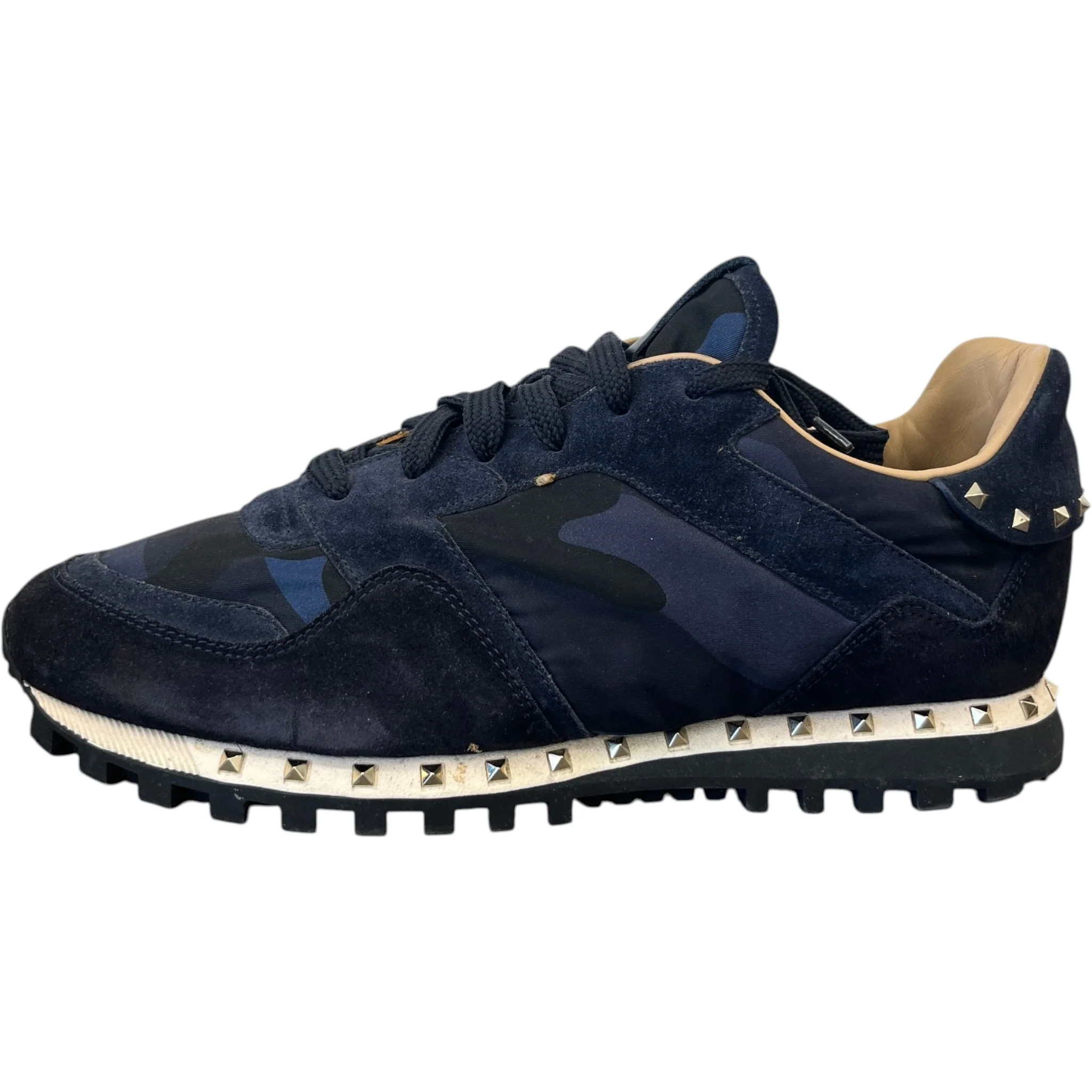 Men's Rockstud Camouflage Low Trainers Navy Size EU 41 / UK 7 - Image 5