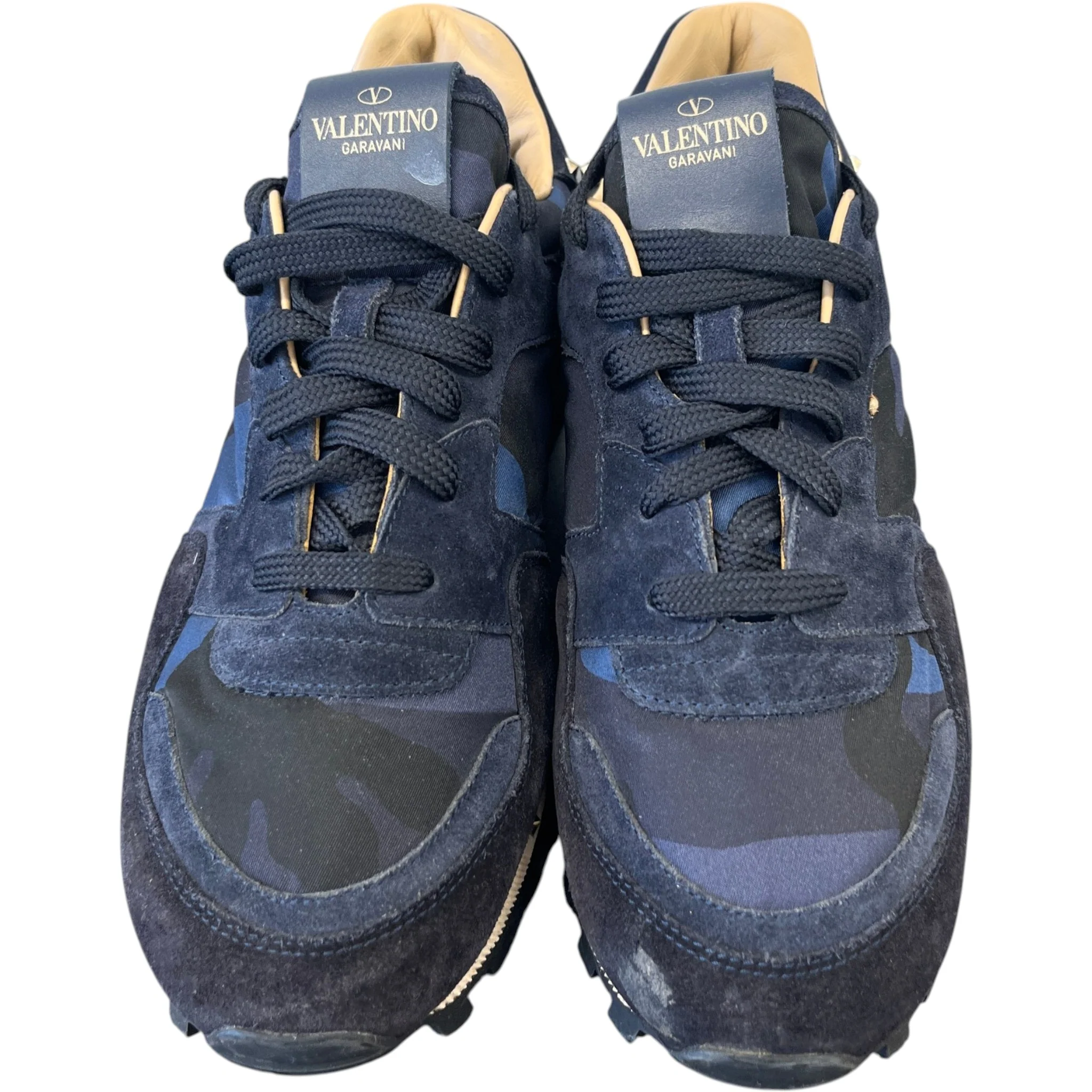 Men's Rockstud Camouflage Low Trainers Navy Size EU 41 / UK 7 - Image 6