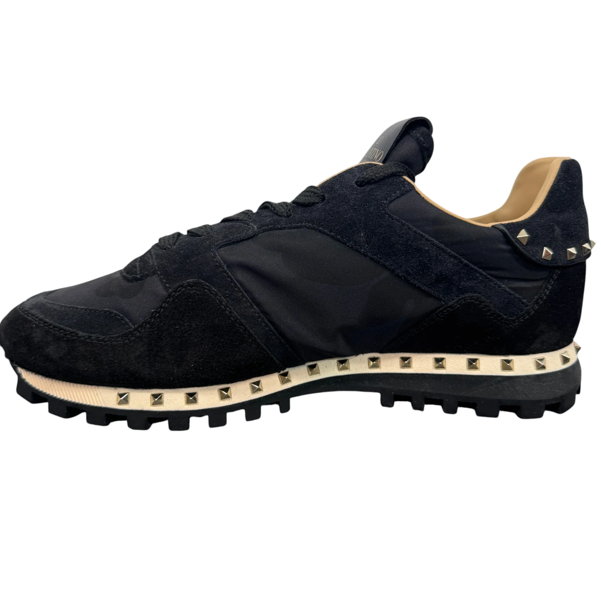 Men's Rockstud Low Trainers Black Size EU 41 / UK 7 - Image 5